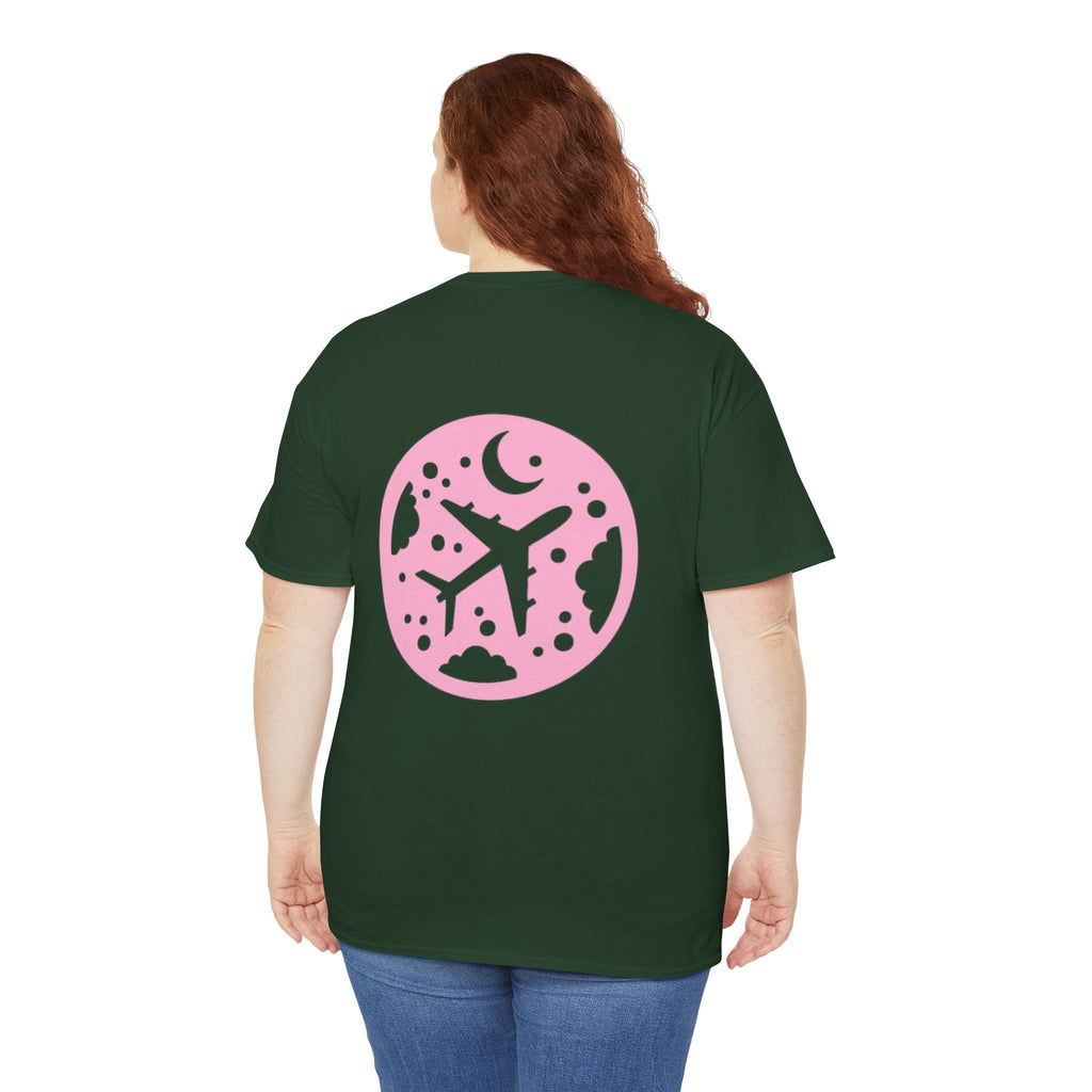 starry night. aviation. t-shirt. planes. sky. pilots. gifts