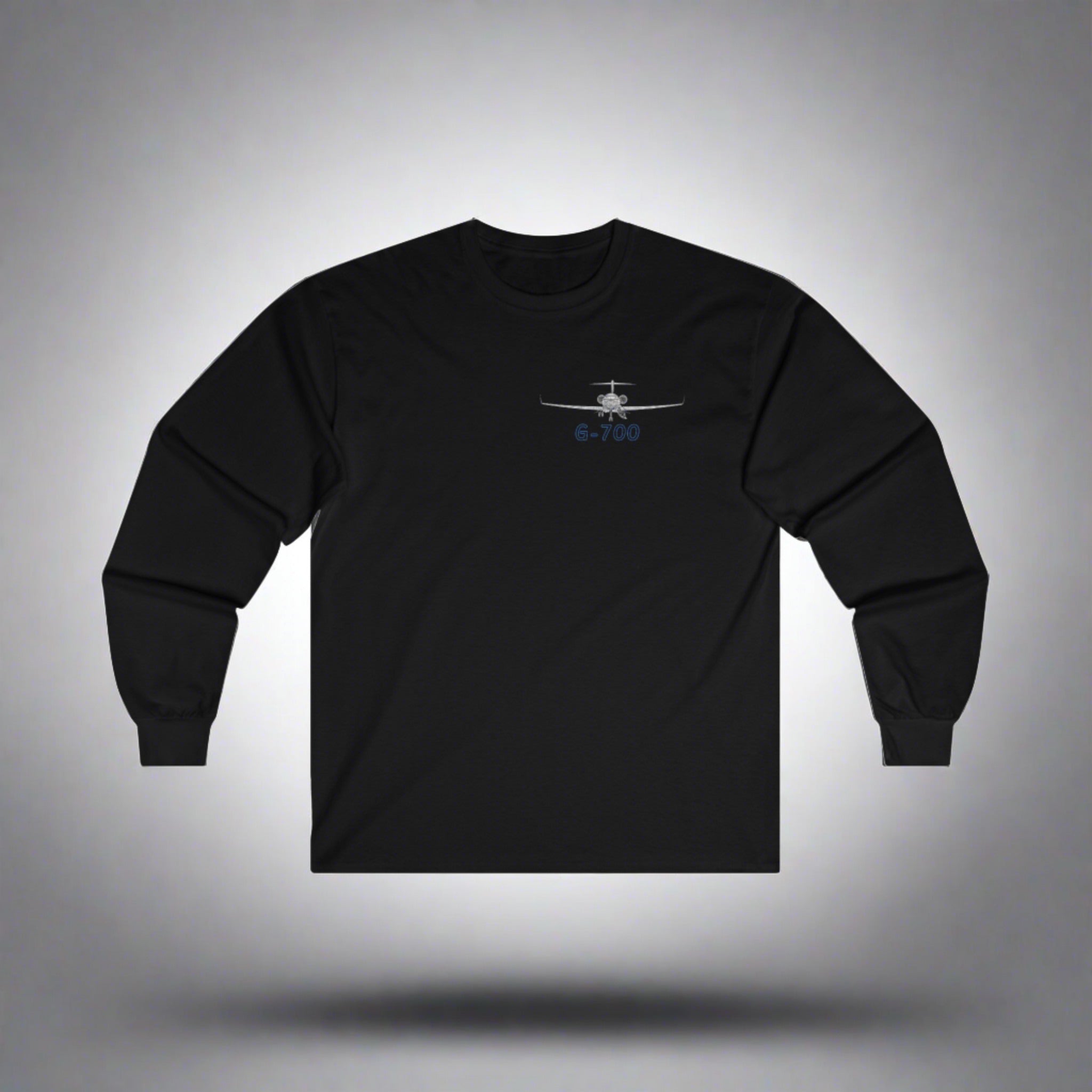 Gulfstream G-700 Long Sleeve Tee. Aviation. pilots. gift. planes.