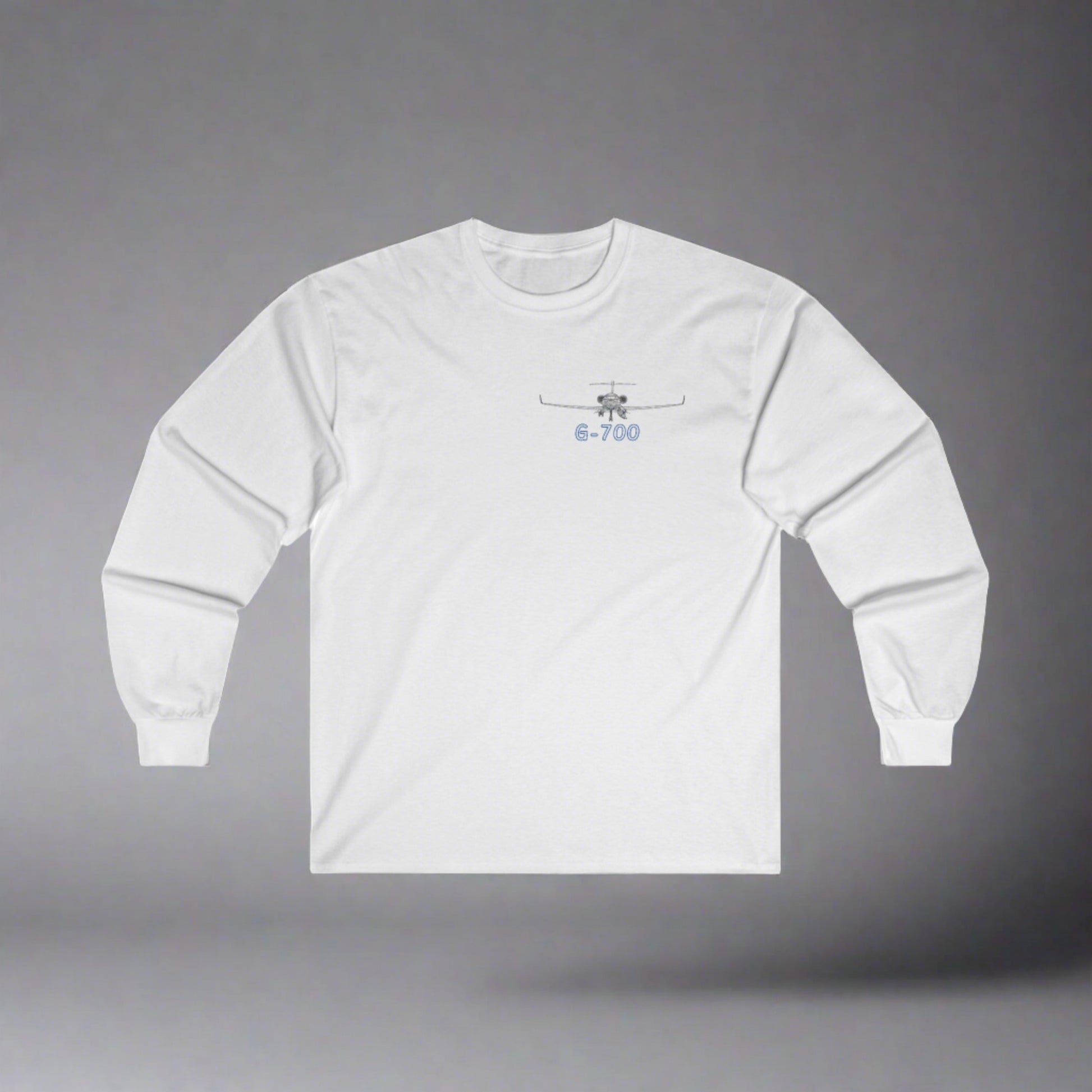 Gulfstream G-700 Long Sleeve Tee. Aviation. pilots. gift. planes.