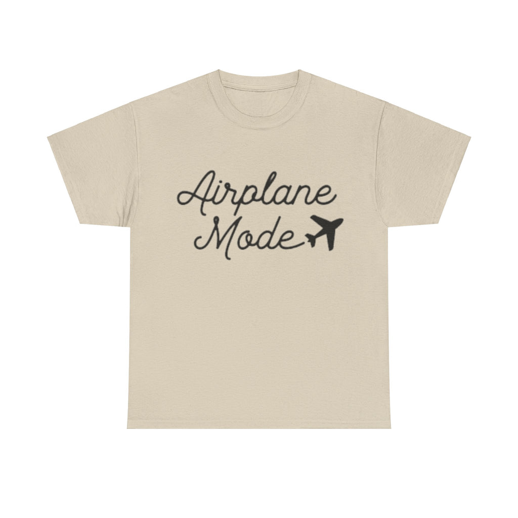 Airplane Mode Aviation Graphic Tee. gift for pilots. flight attendant. aviation lovers.