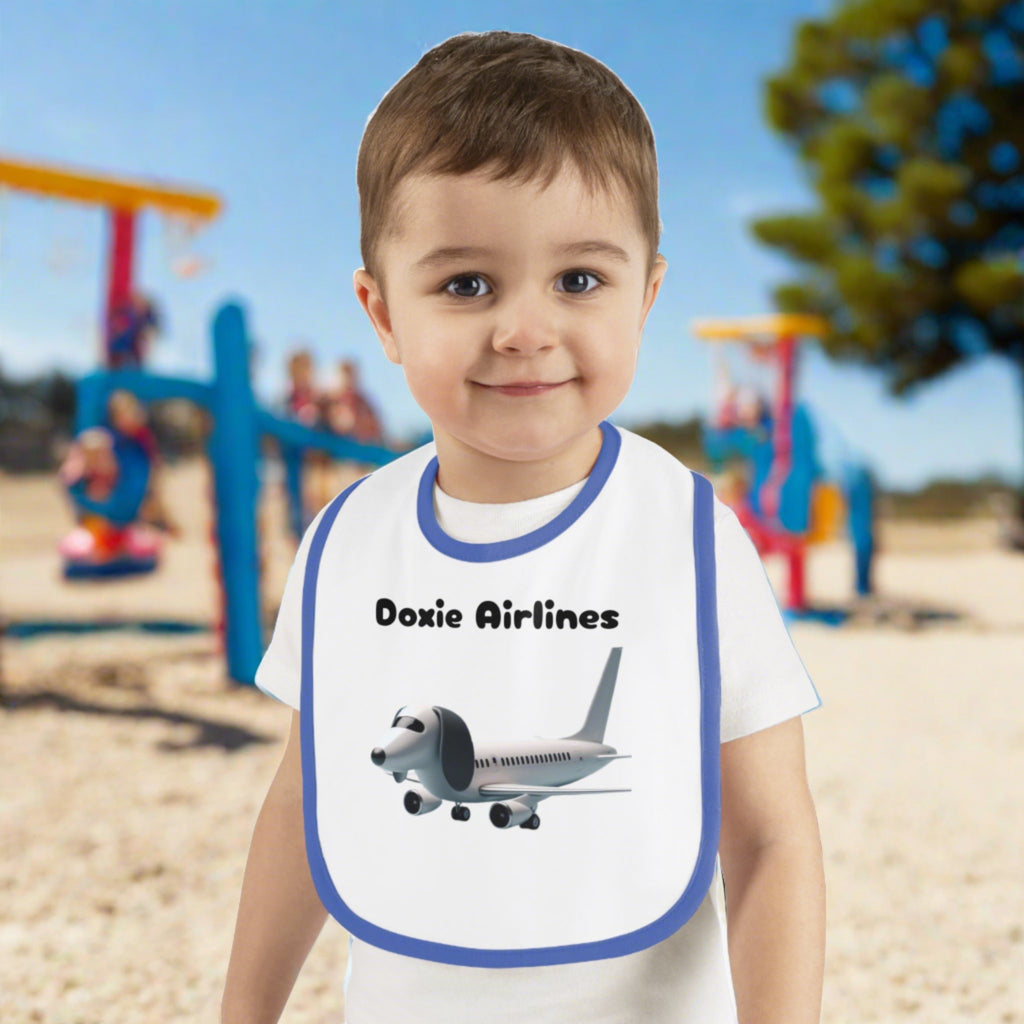 Doxie airlines Baby bibs