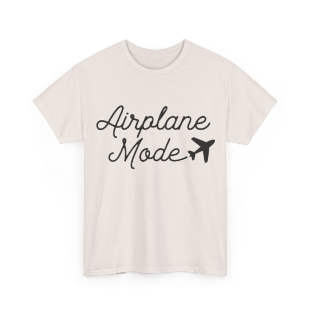 Airplane Mode Aviation Graphic Tee. gift for pilots. flight attendant. aviation lovers.