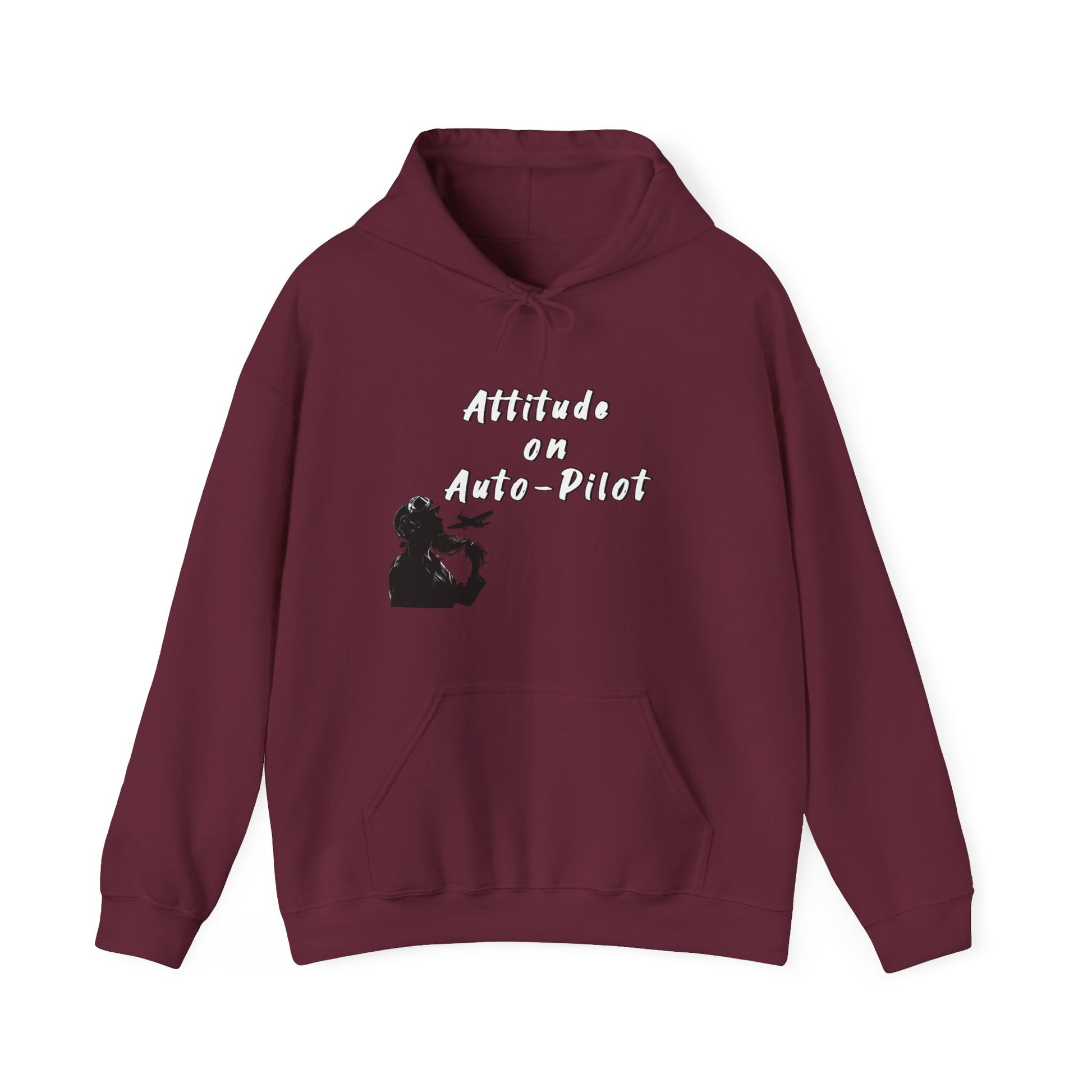 Female Pilot Hoodie. aviation. aviation gifts. gifts for pilots. attitude. graphic tee