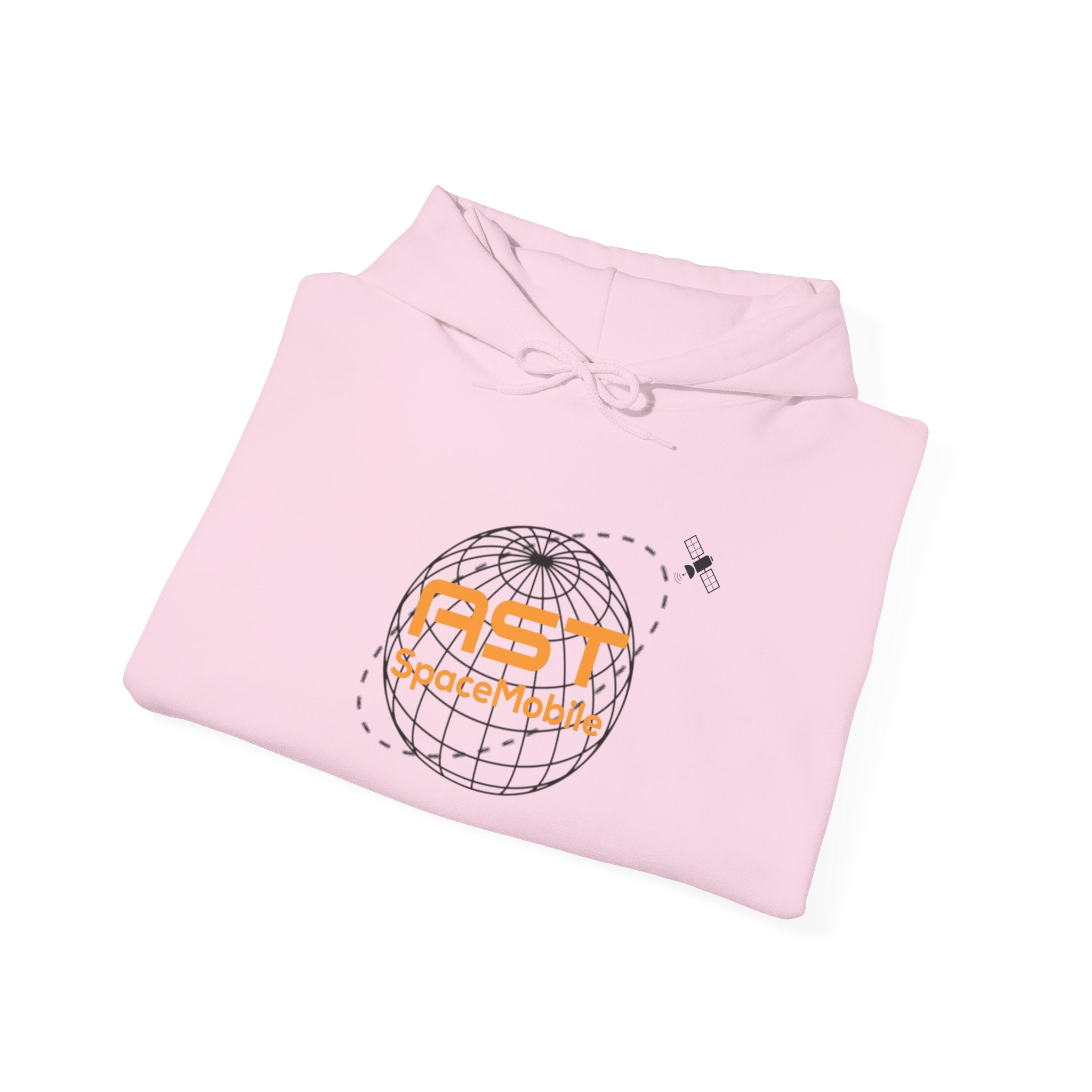 Globe Grid Hoodie - 'AST' Retro Orange Tech Logo
