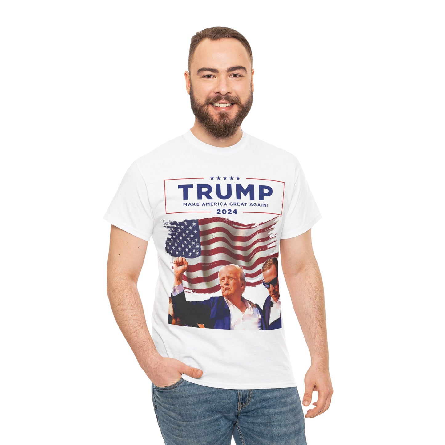 TRUMP Survival 2024 graphic tee. trump 2024. political humor. politics. gifts for him. gifts for patriots.