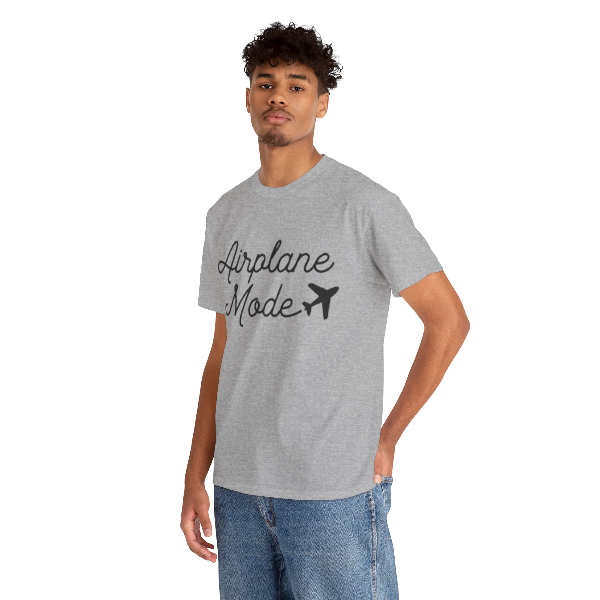 Airplane Mode Aviation Graphic Tee. gift for pilots. flight attendant. aviation lovers.