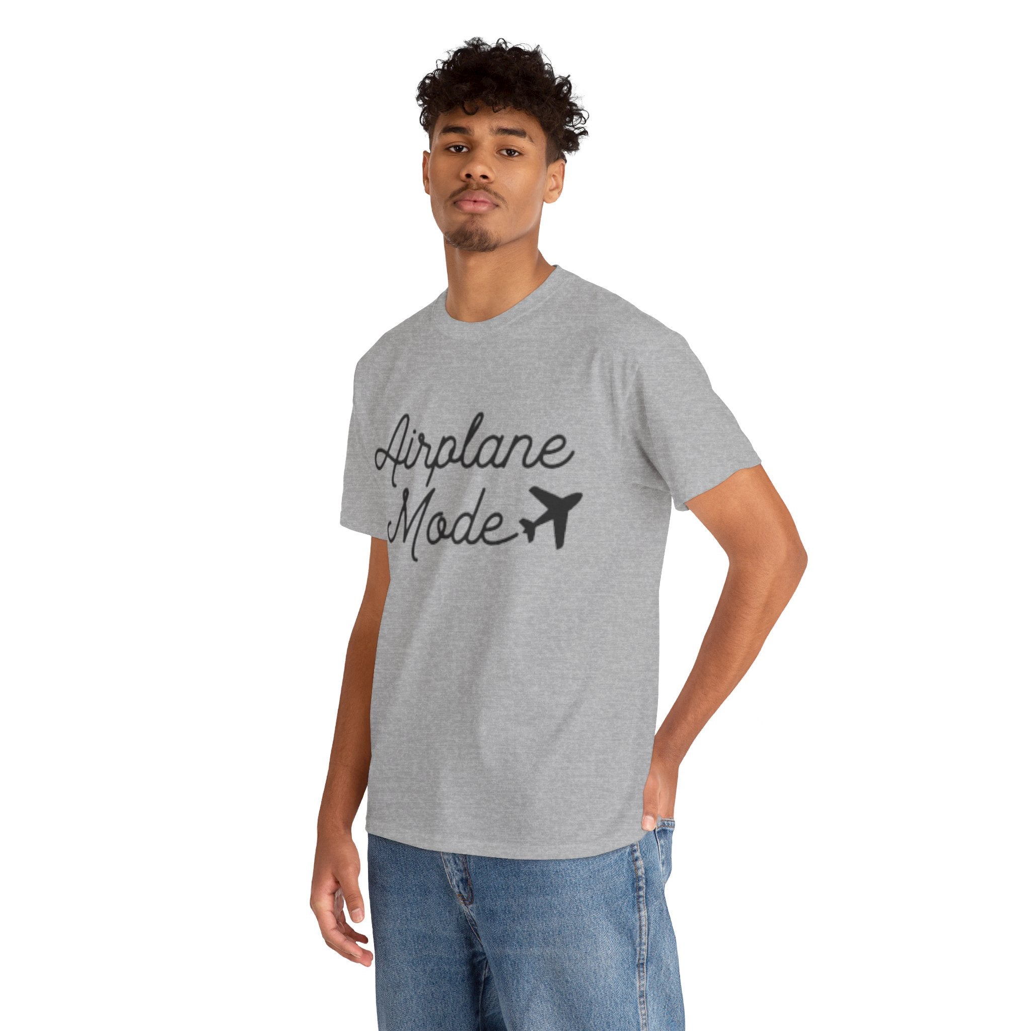 Airplane Mode Aviation Graphic Tee. gift for pilots. flight attendant. aviation lovers.