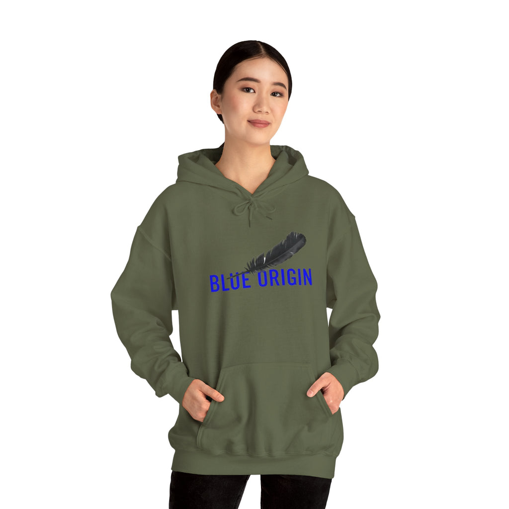 Blue Origin Hoodie. pilots. aviation hoodie. (logo)