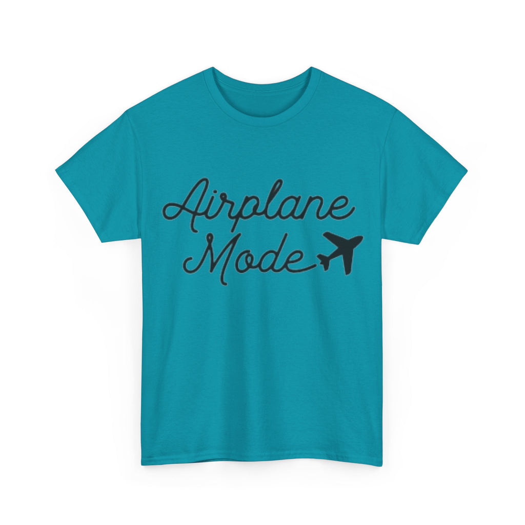 Airplane Mode Aviation Graphic Tee. gift for pilots. flight attendant. aviation lovers.