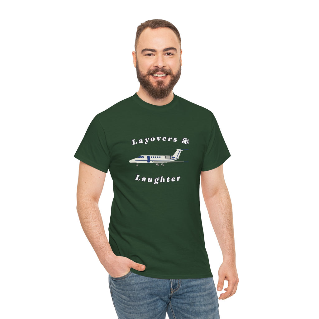 Layovers & Laughter. T-shirt. aviation. pilots. travel. shirt.