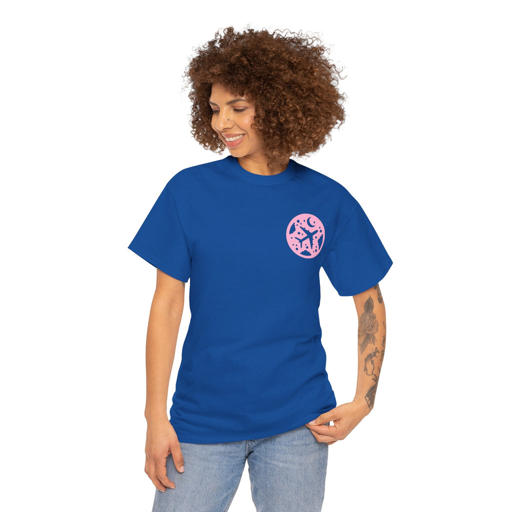 starry night. aviation. t-shirt. planes. sky. pilots. gifts