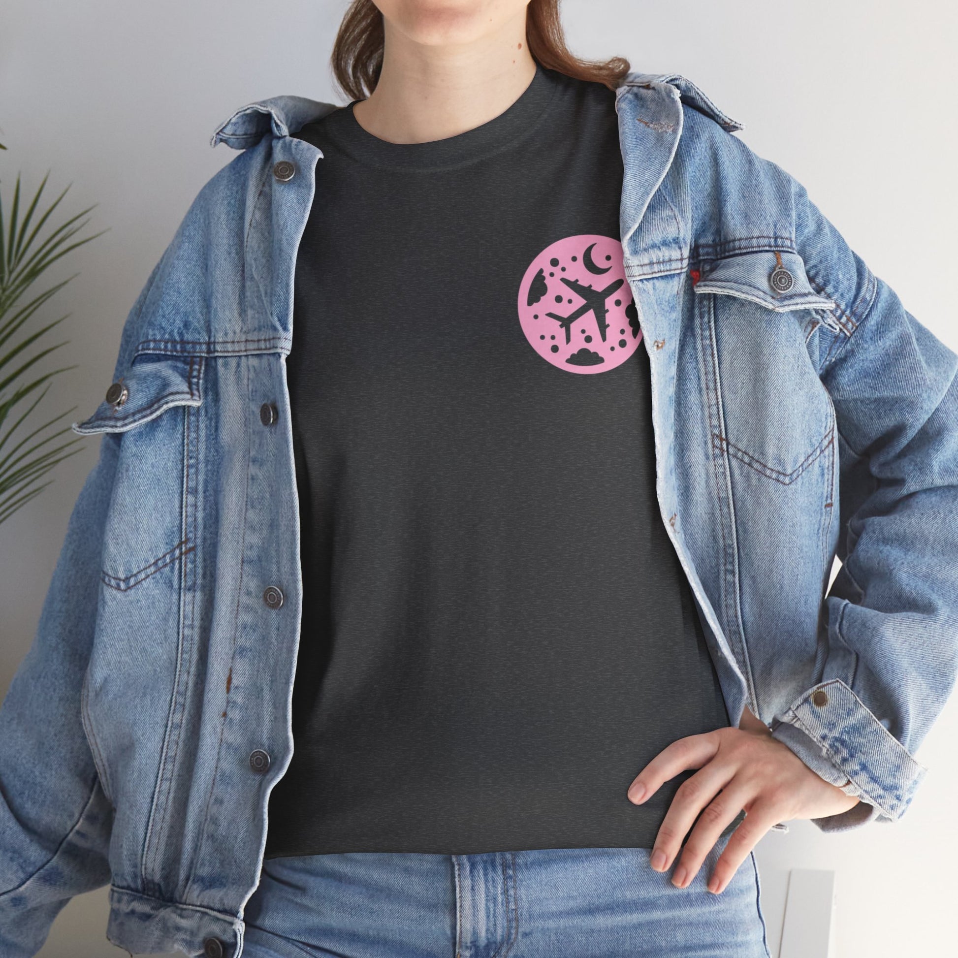starry night. aviation. t-shirt. planes. sky. pilots. gifts
