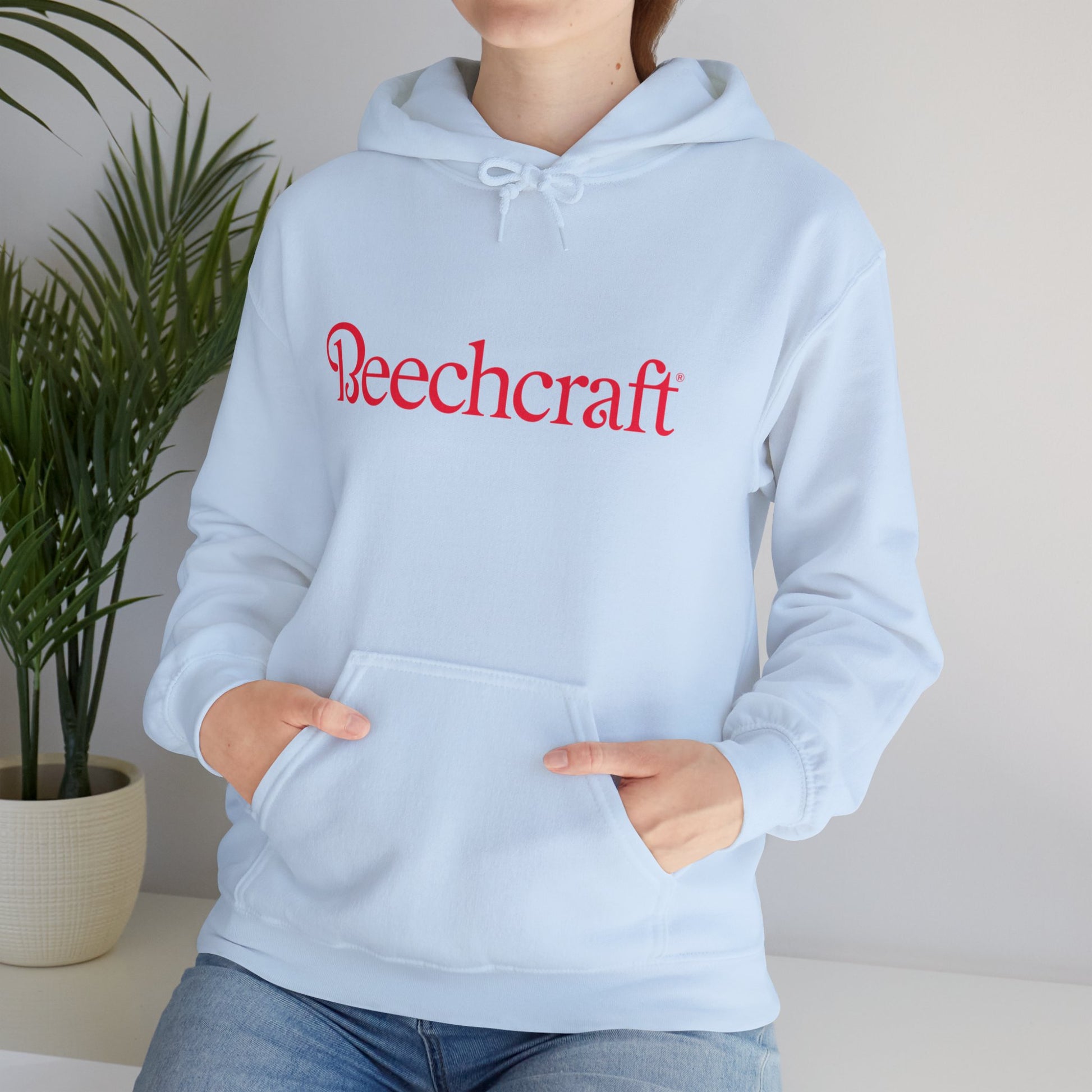 BEECHCRAFT. AVIATION HOODIE. gift for pilots. graphic design. (logo)