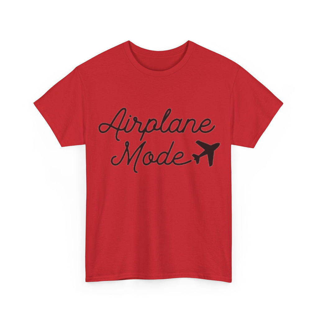 Airplane Mode Aviation Graphic Tee. gift for pilots. flight attendant. aviation lovers.