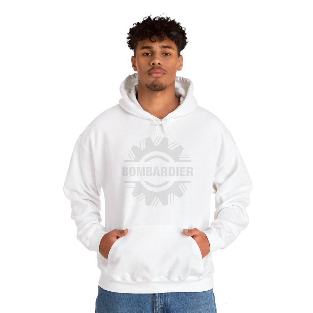 Bombardier hoodie. pilots aviation. (logo)
