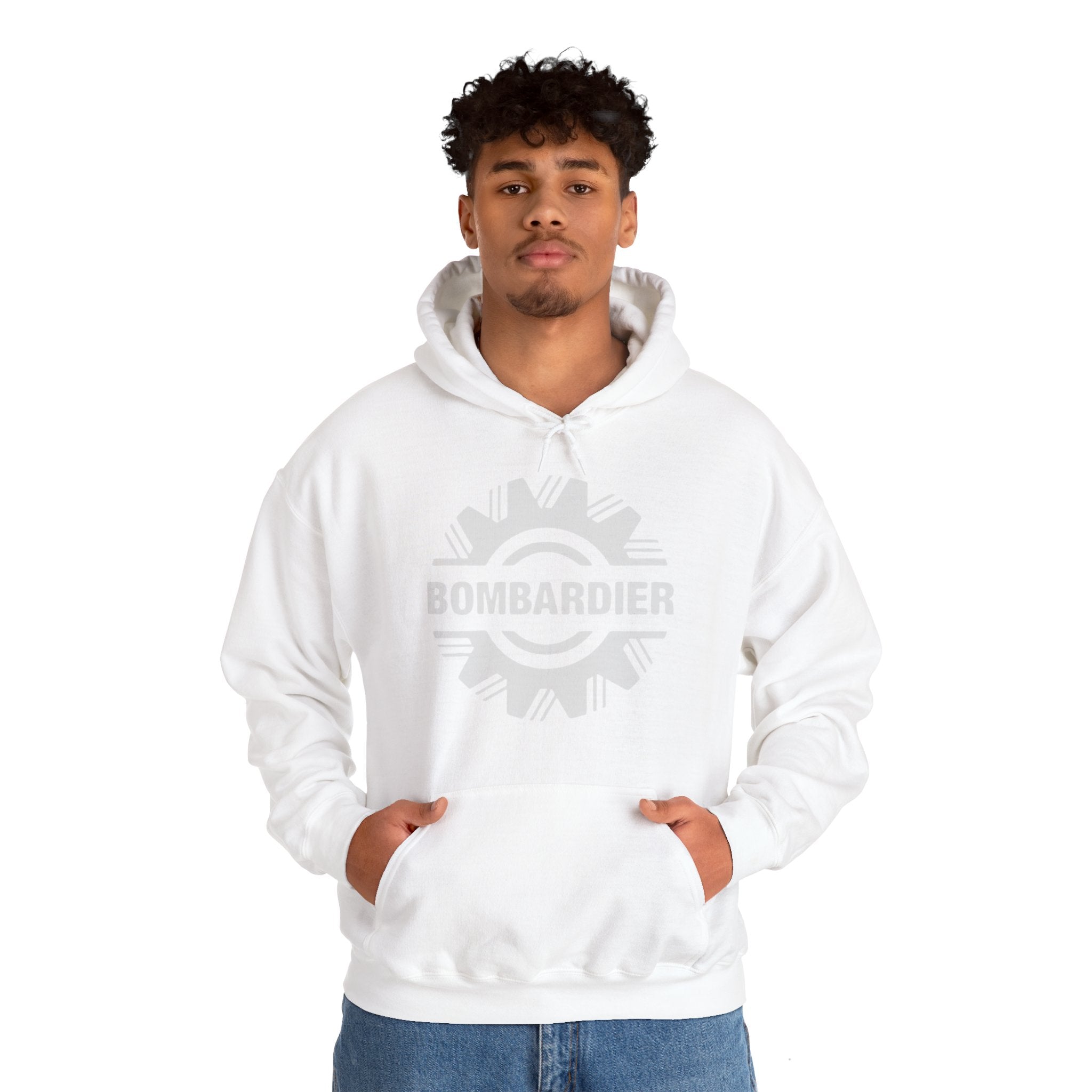 Bombardier hoodie. pilots aviation. (logo)