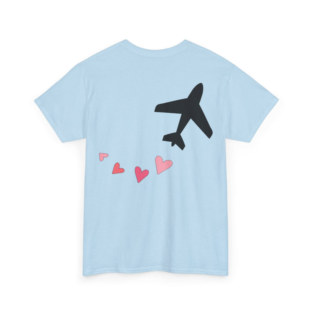 LOVE CHEMTRAILS. aviation t-shirt. pilots. love. hearts