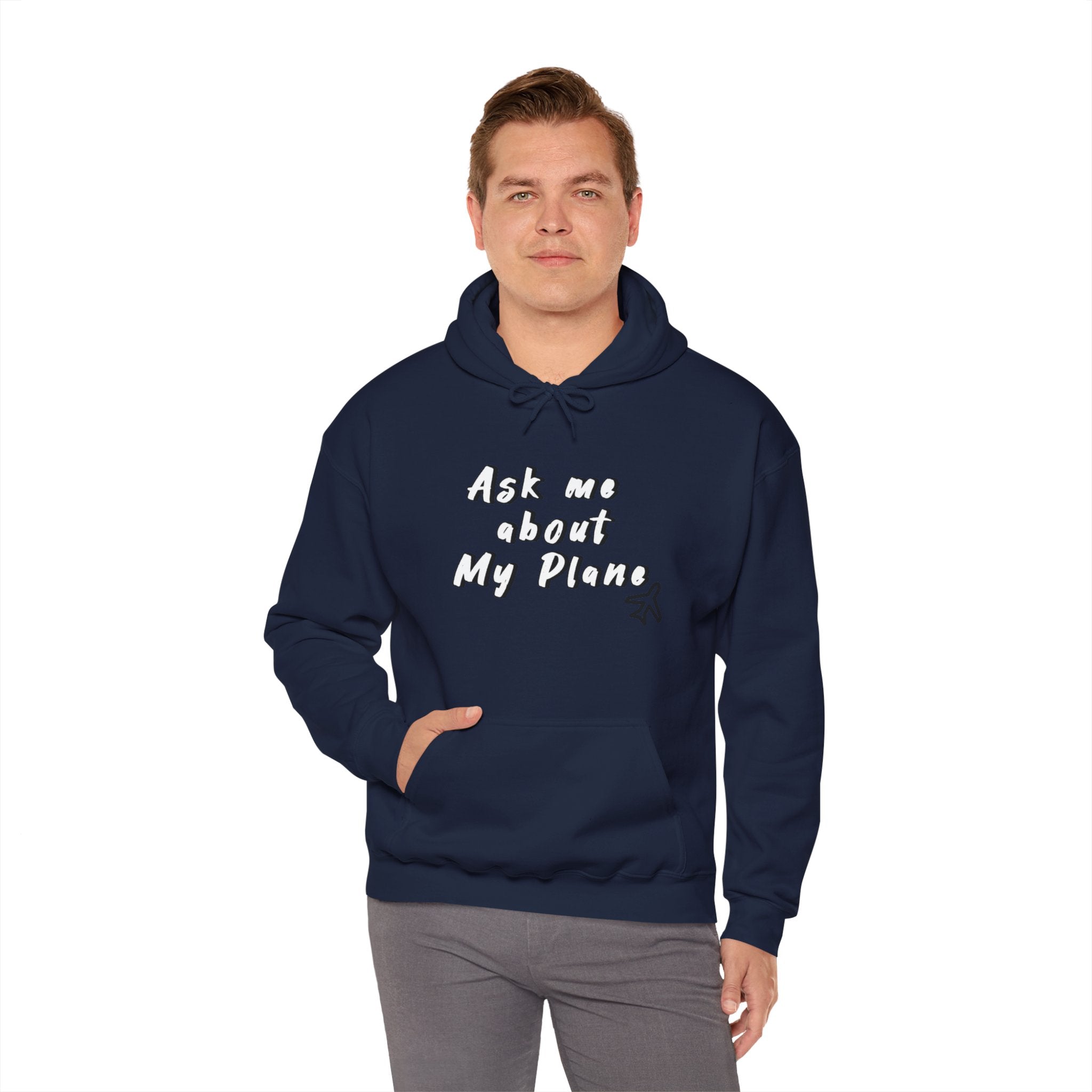 Hoodie For Pilots. Ask me about My Plane!. gift for pilots. aviation. aviation gifts. graphic design
