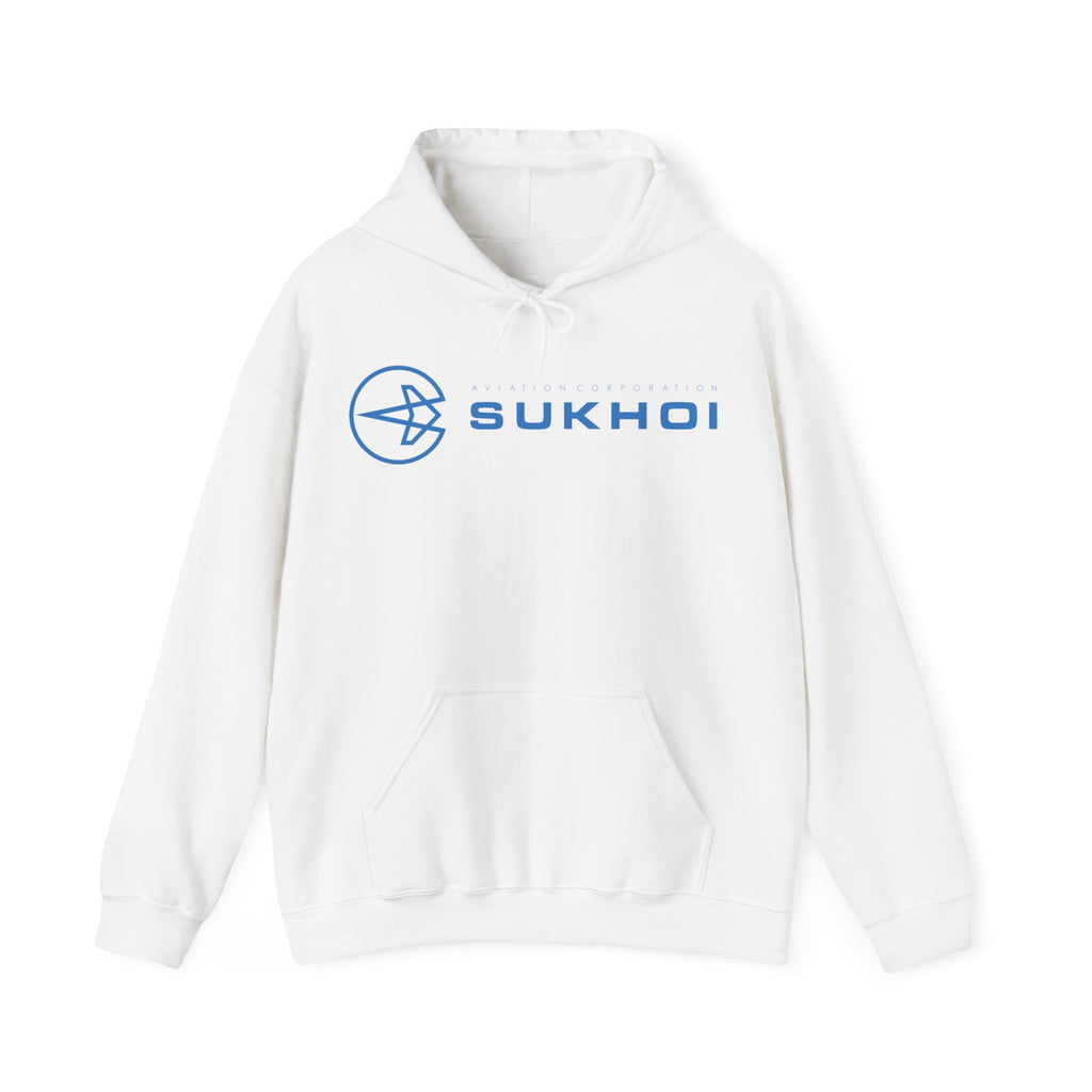 SUKHOI AVIATION HOODIE. gift for pilots. graphic design. (logo)