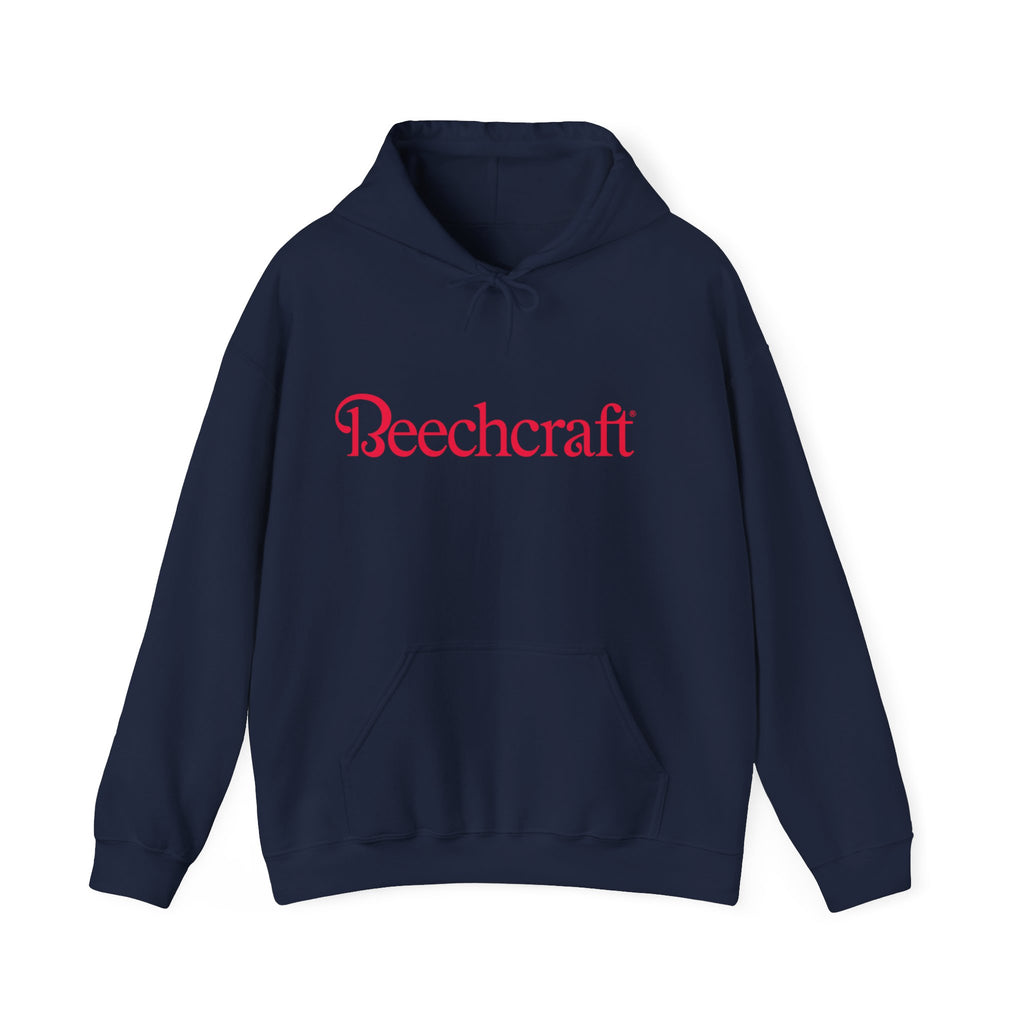 BEECHCRAFT. AVIATION HOODIE. gift for pilots. graphic design. (logo)