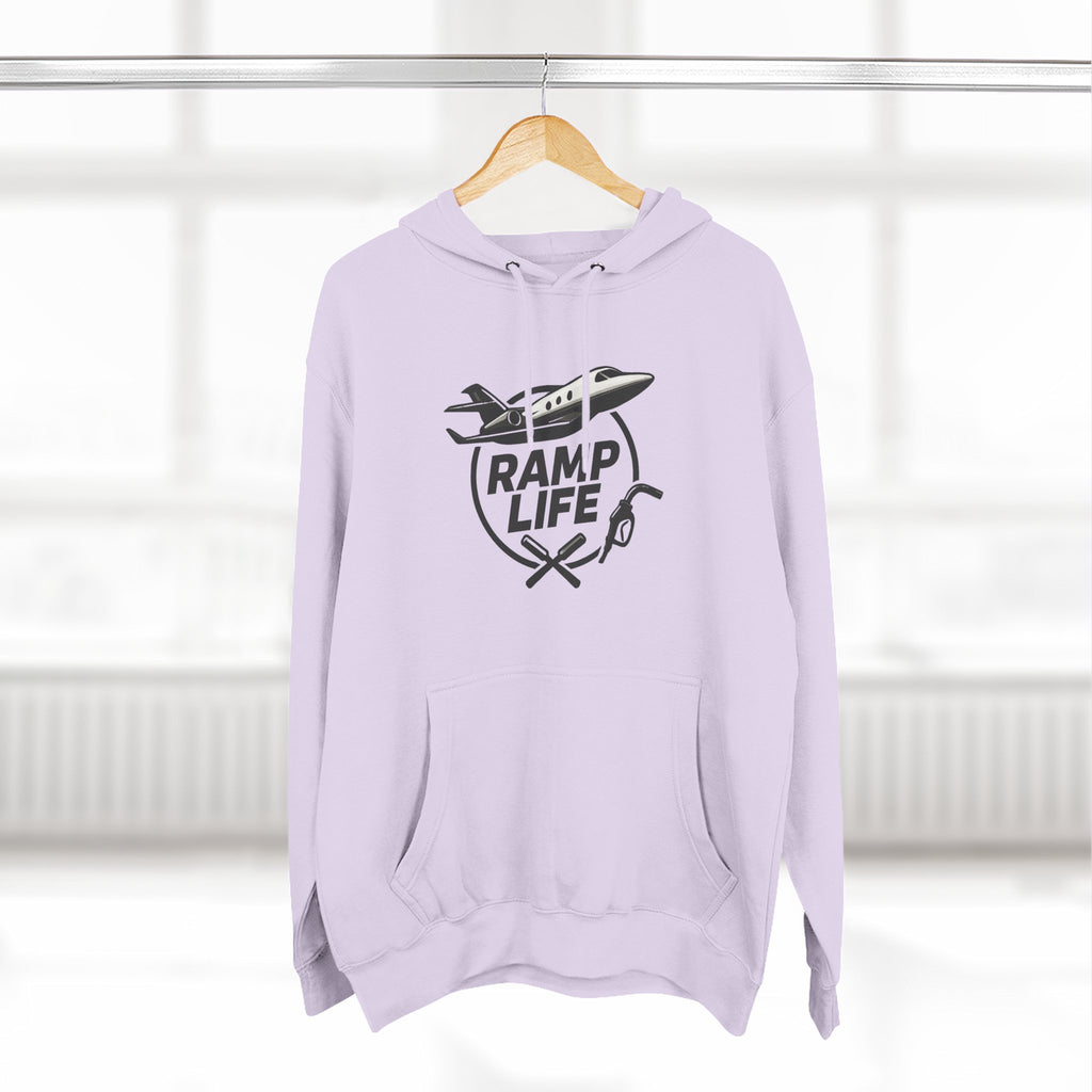 Ramp Life airplane logo Hoodie | aviation pilot Inspired design