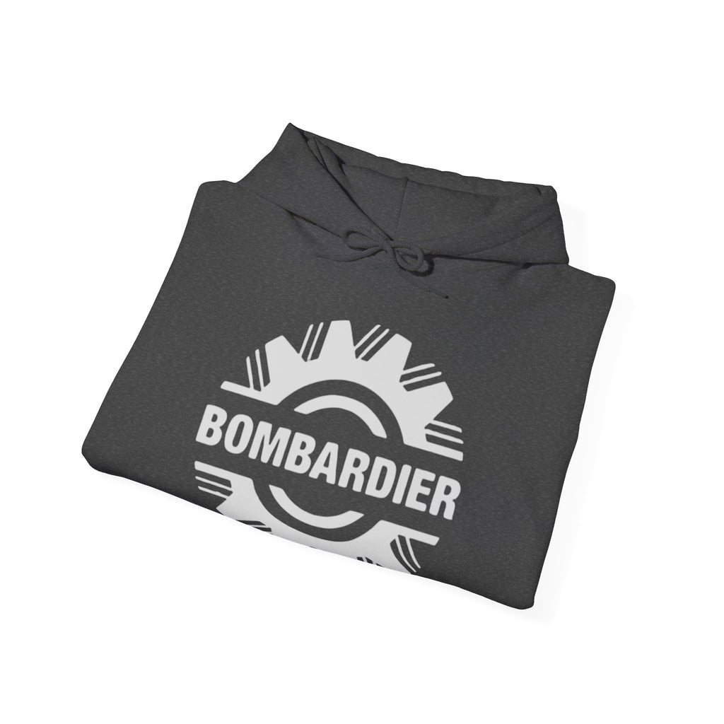 Bombardier hoodie. pilots aviation. (logo)
