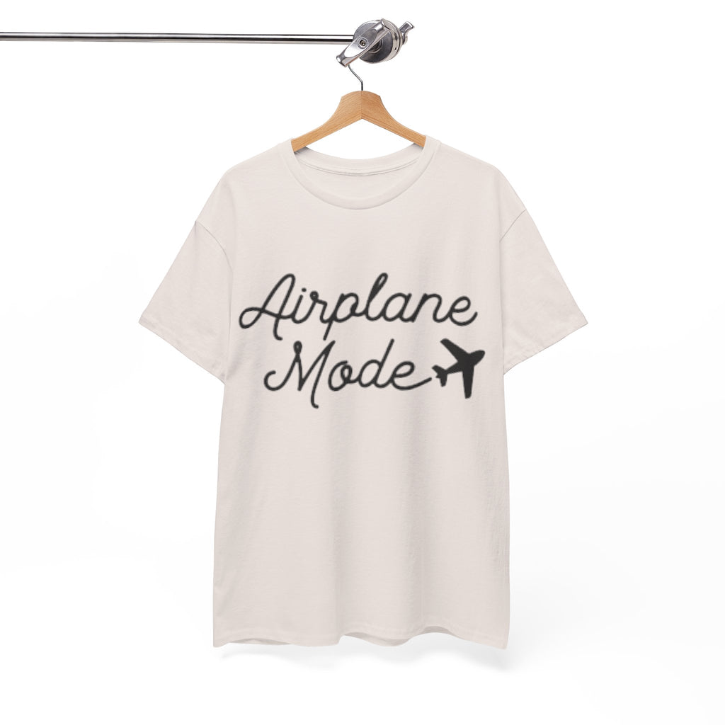 Airplane Mode Aviation Graphic Tee. gift for pilots. flight attendant. aviation lovers.