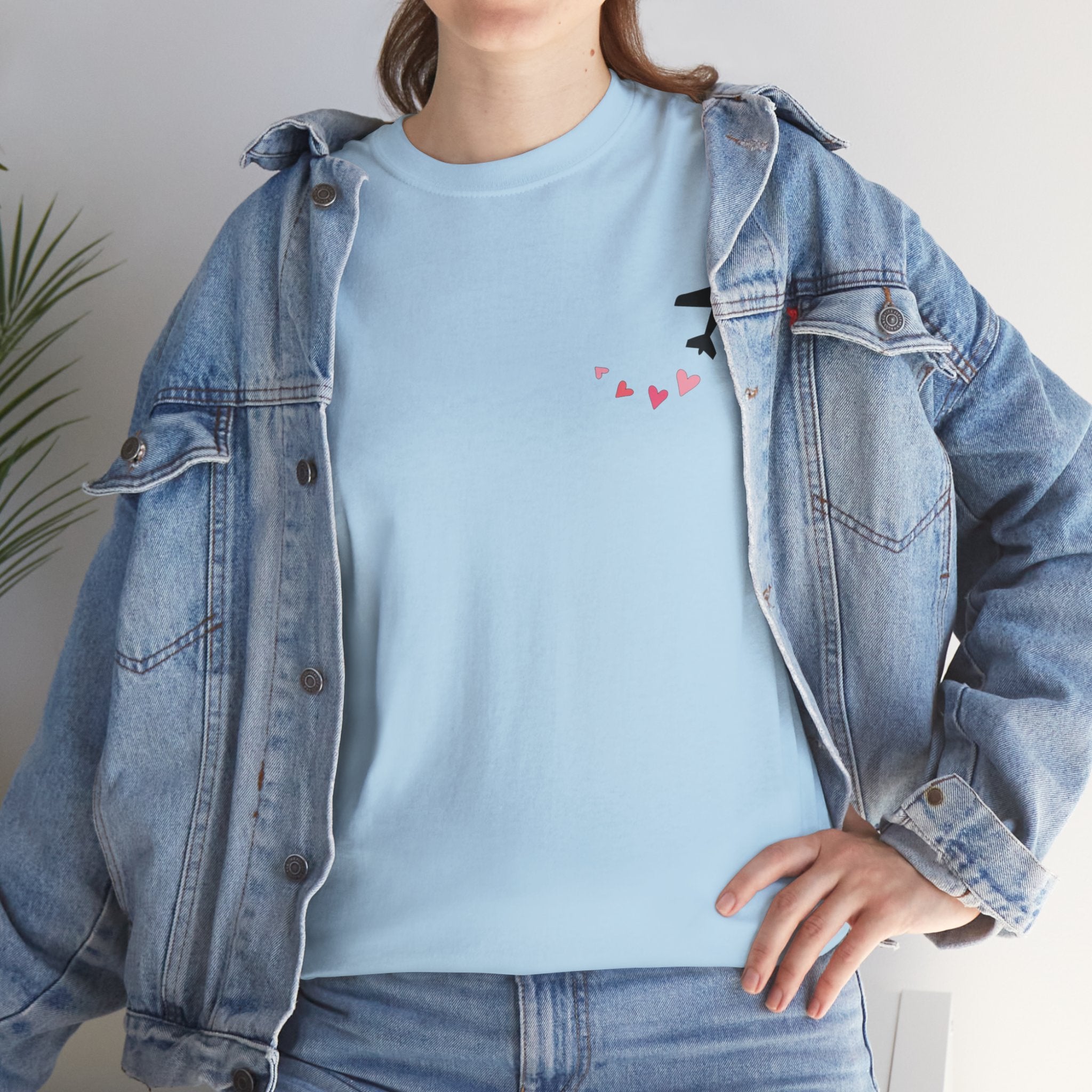 LOVE CHEMTRAILS. aviation t-shirt. pilots. love. hearts