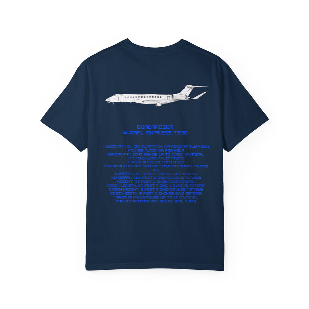 Global 7500 T-shirt. aviation. gift. pilot. jets. mens gifts. gifts for her