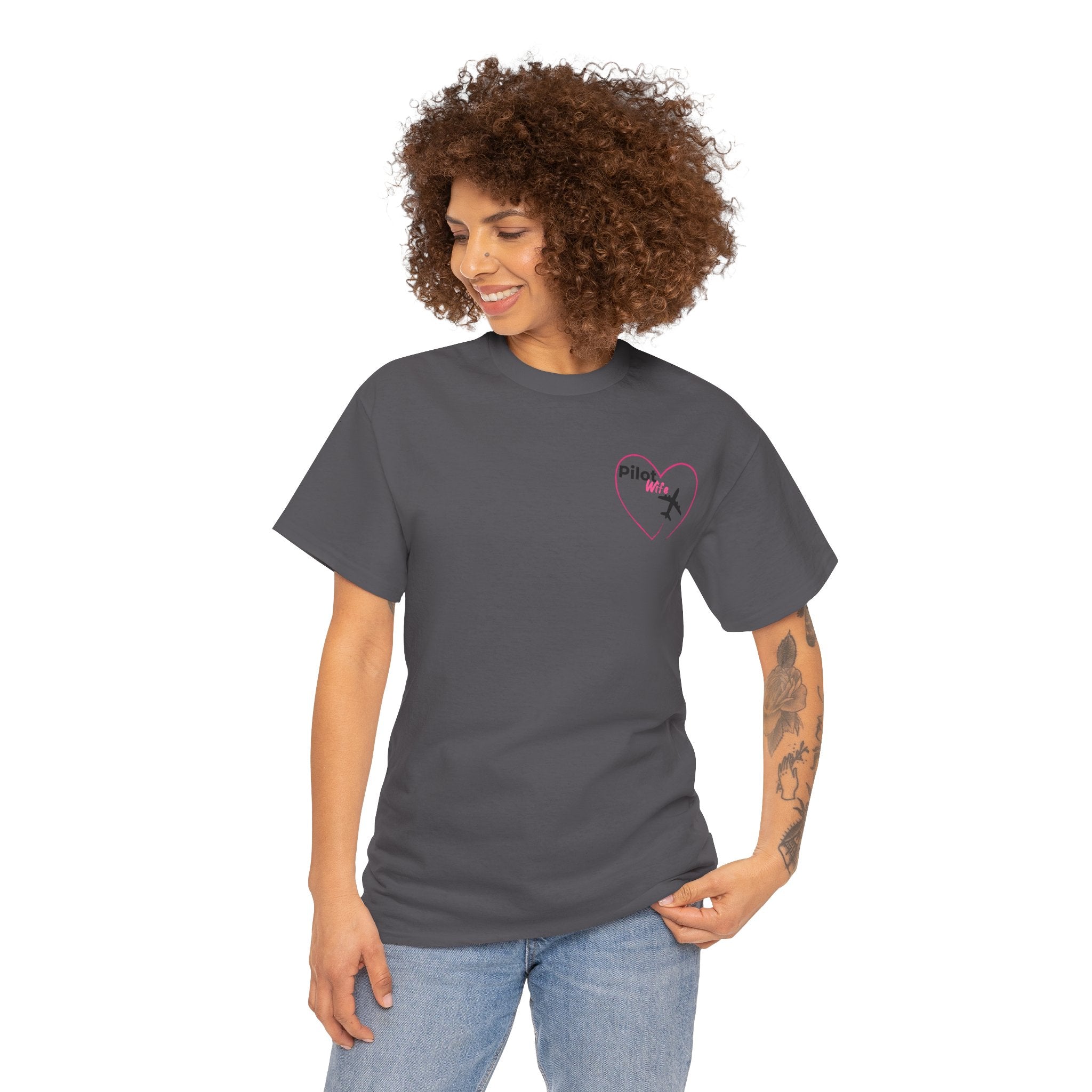 Pilot Wife t-shirt. pilots. gifts. for her. aviation. planes. pilot. anniversary.