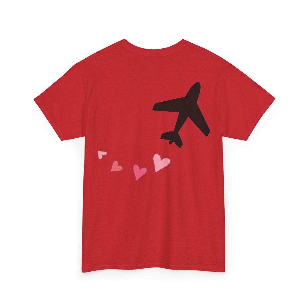 LOVE CHEMTRAILS. aviation t-shirt. pilots. love. hearts