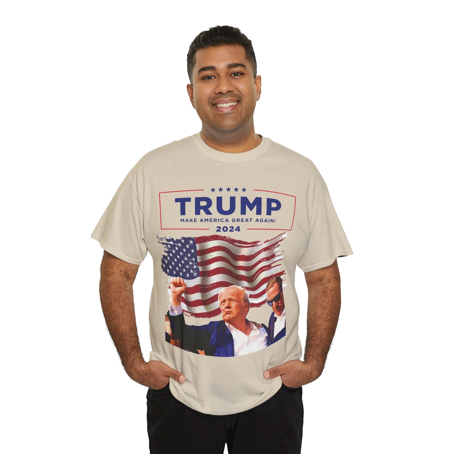 TRUMP Survival 2024 graphic tee. trump 2024. political humor. politics. gifts for him. gifts for patriots.