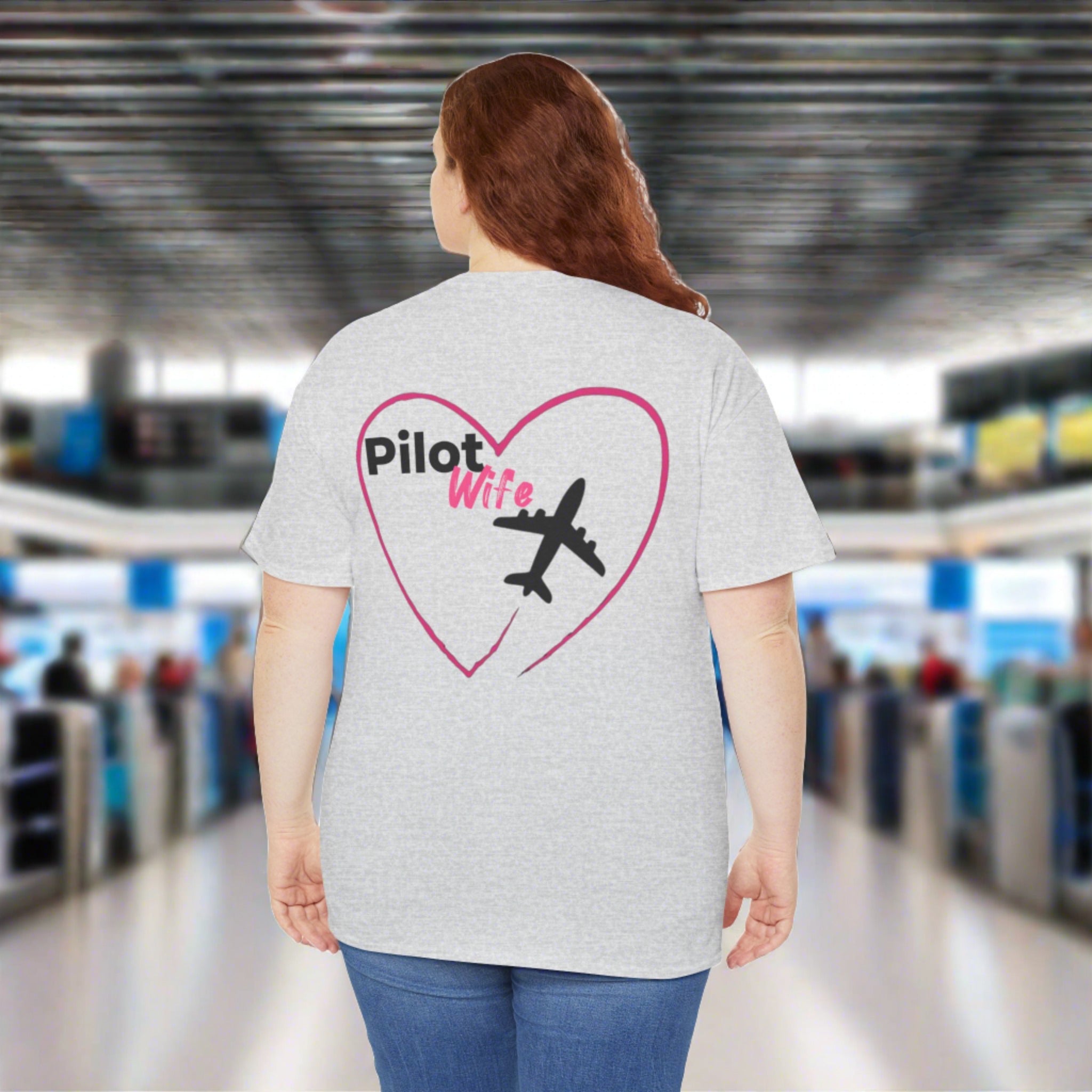 Pilot Wife t-shirt. pilots. gifts. for her. aviation. planes. pilot. anniversary.