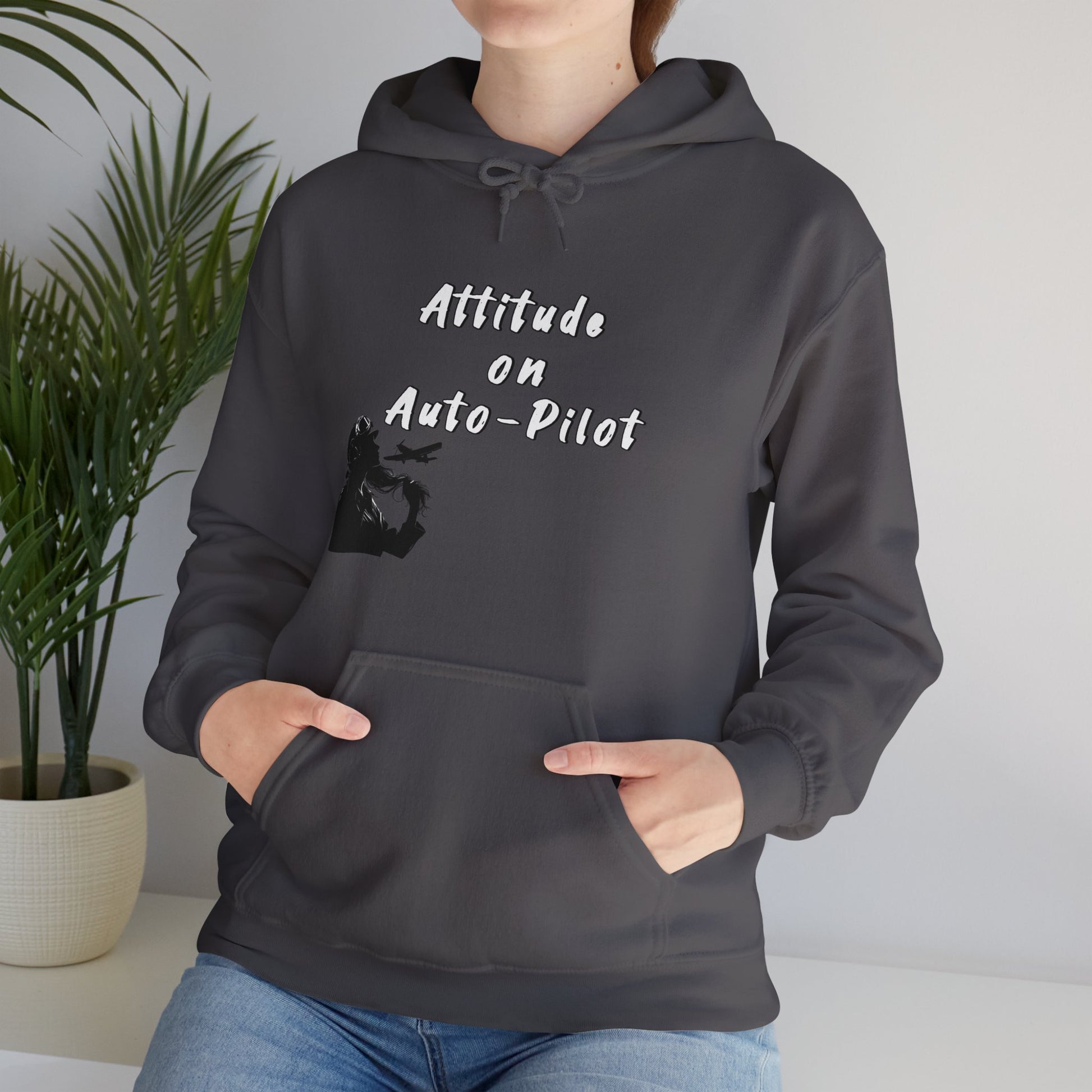 Female Pilot Hoodie. aviation. aviation gifts. gifts for pilots. attitude. graphic tee