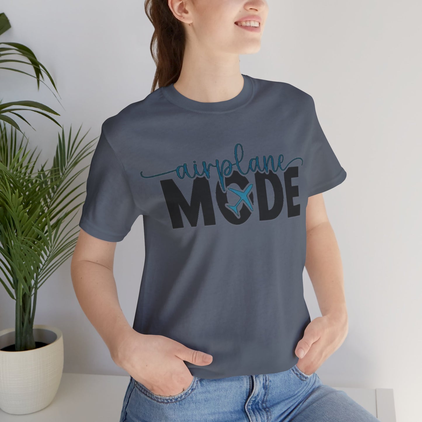 Airplane Mode Aviation Tee. gift for pilots. aviation lovers