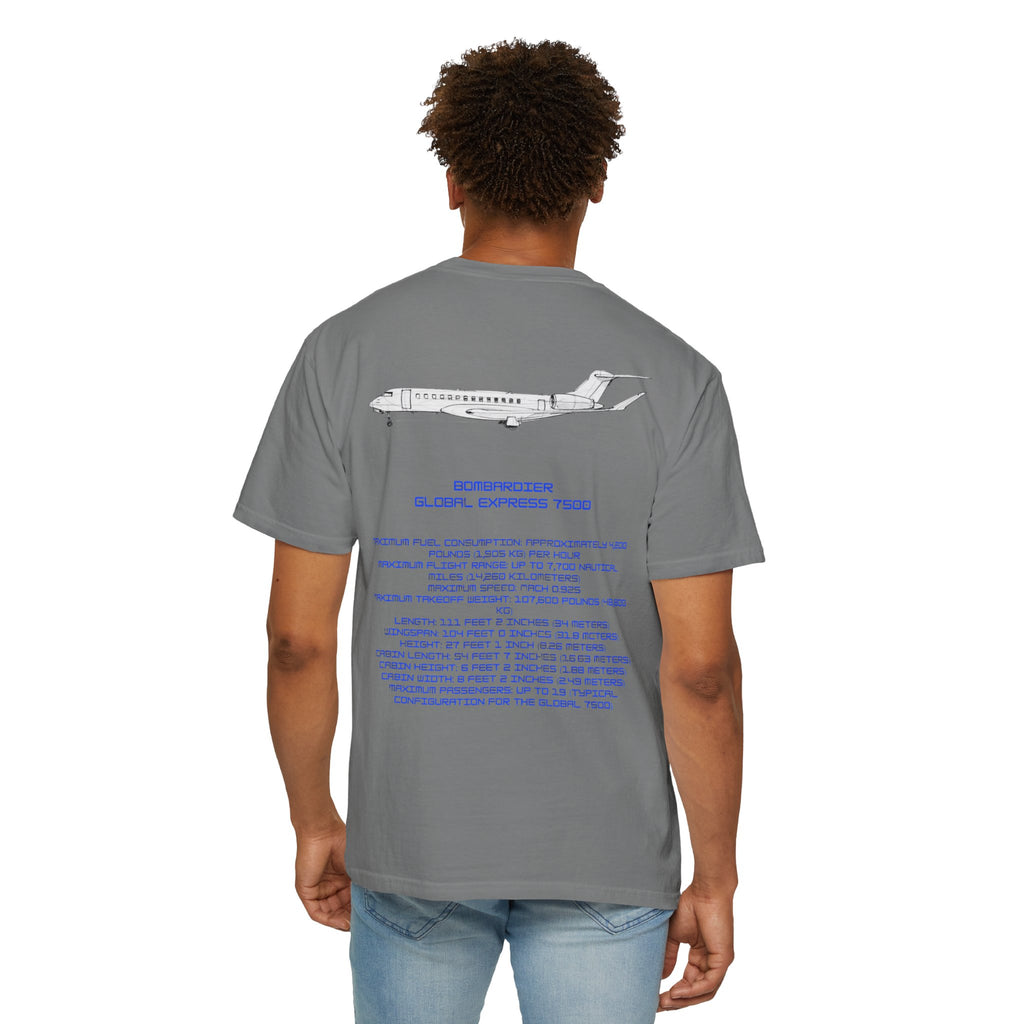 Global 7500 T-shirt. aviation. gift. pilot. jets. mens gifts. gifts for her