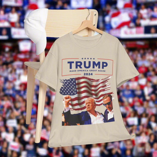 TRUMP Survival 2024 graphic tee. trump 2024. political humor. politics. gifts for him. gifts for patriots.