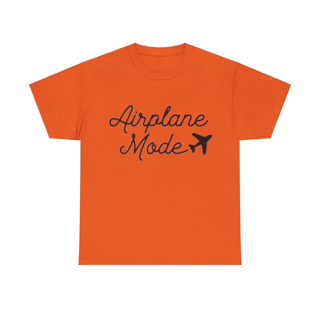 Airplane Mode Aviation Graphic Tee. gift for pilots. flight attendant. aviation lovers.