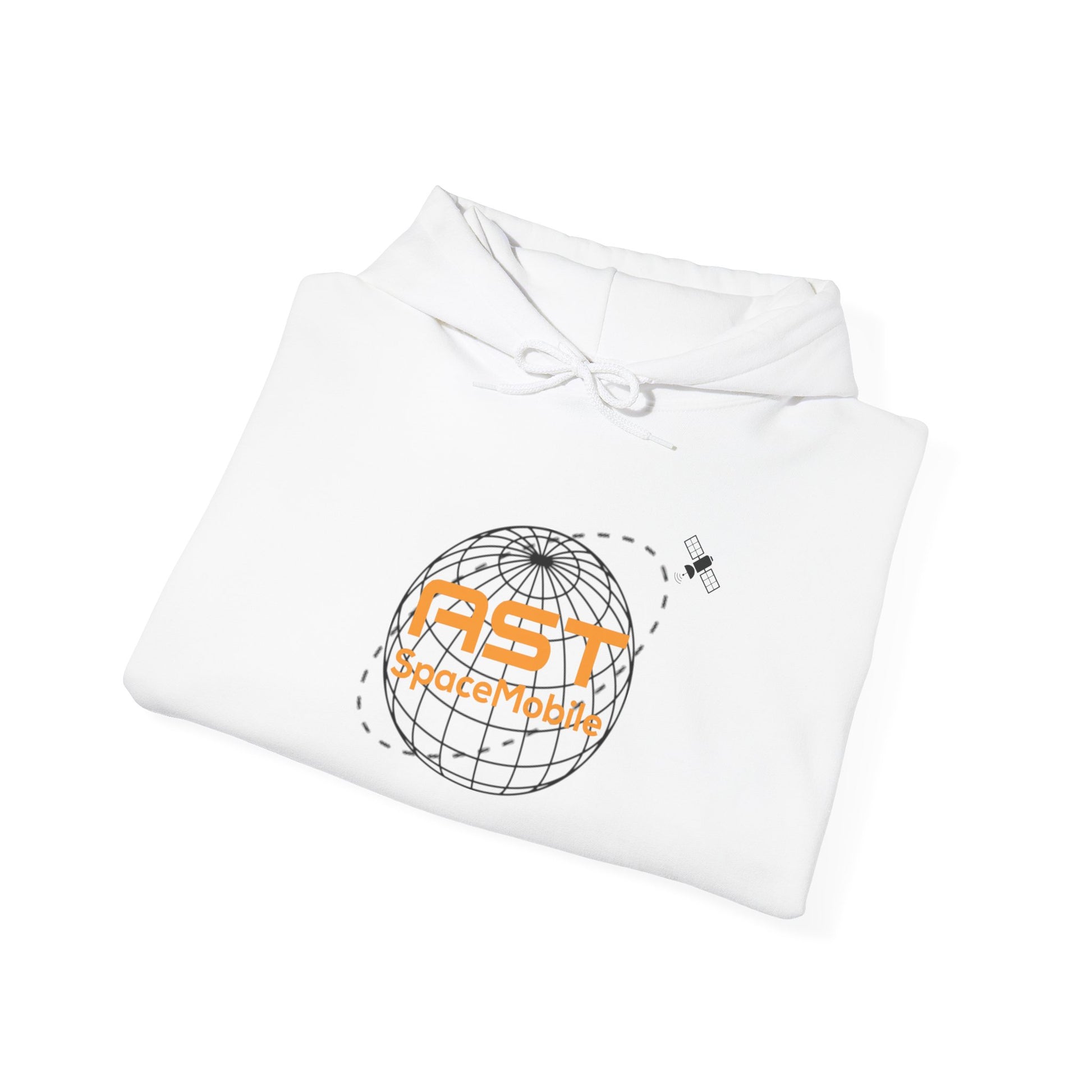 Globe Grid Hoodie - 'AST' Retro Orange Tech Logo