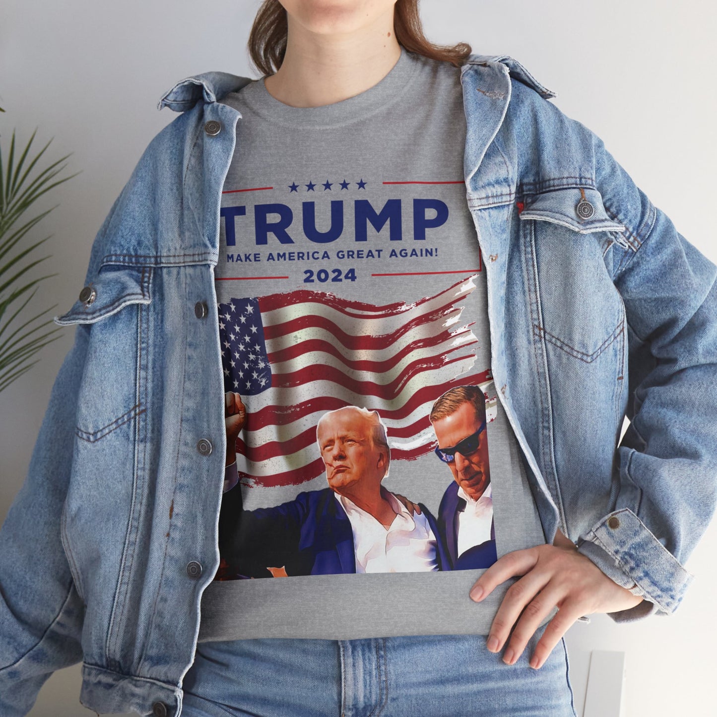 TRUMP Survival 2024 graphic tee. trump 2024. political humor. politics. gifts for him. gifts for patriots.