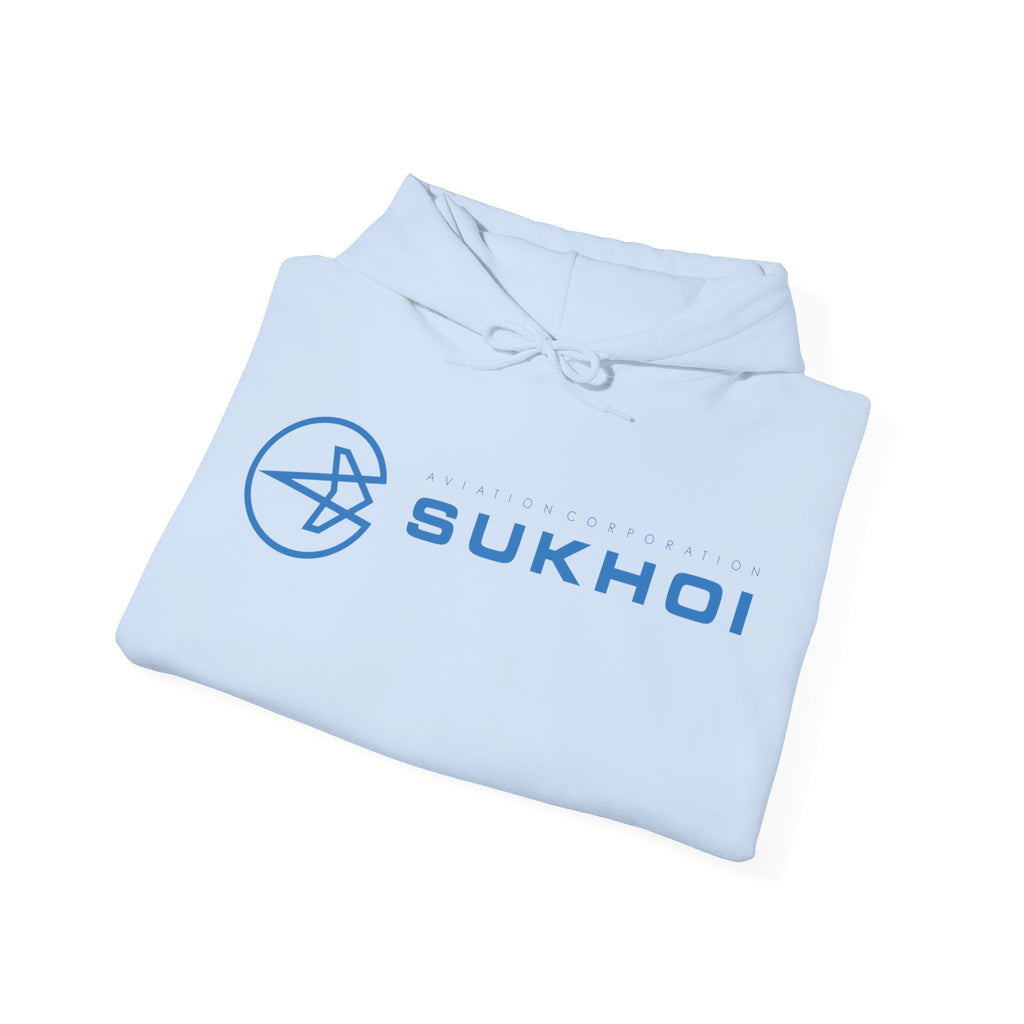 SUKHOI AVIATION HOODIE. gift for pilots. graphic design. (logo)