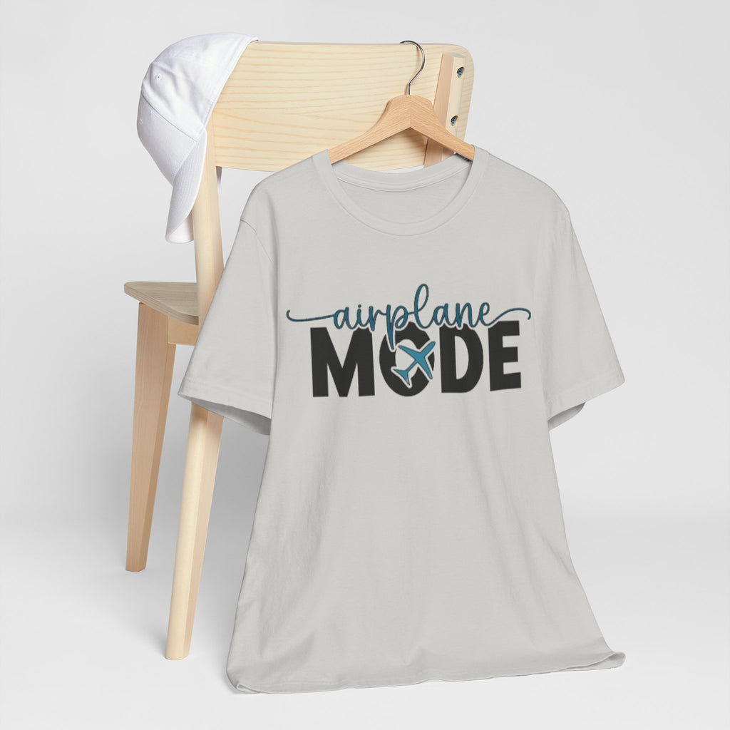 Airplane Mode Aviation Tee. gift for pilots. aviation lovers