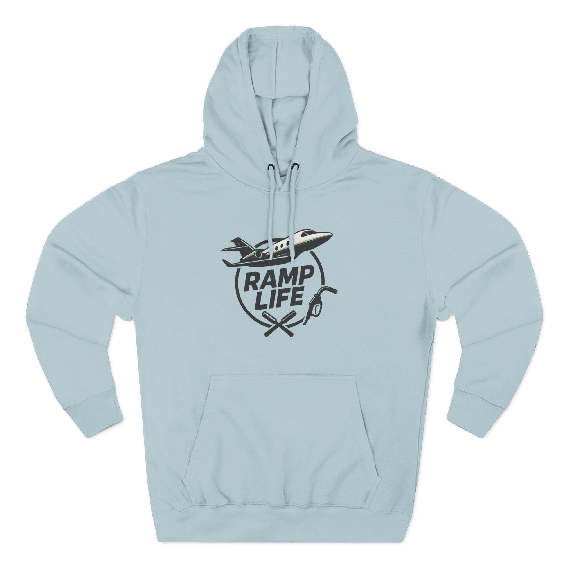 Ramp Life airplane logo Hoodie | aviation pilot Inspired design