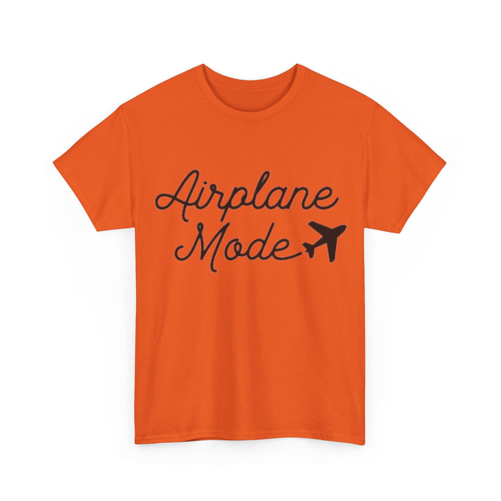 Airplane Mode Aviation Graphic Tee. gift for pilots. flight attendant. aviation lovers.