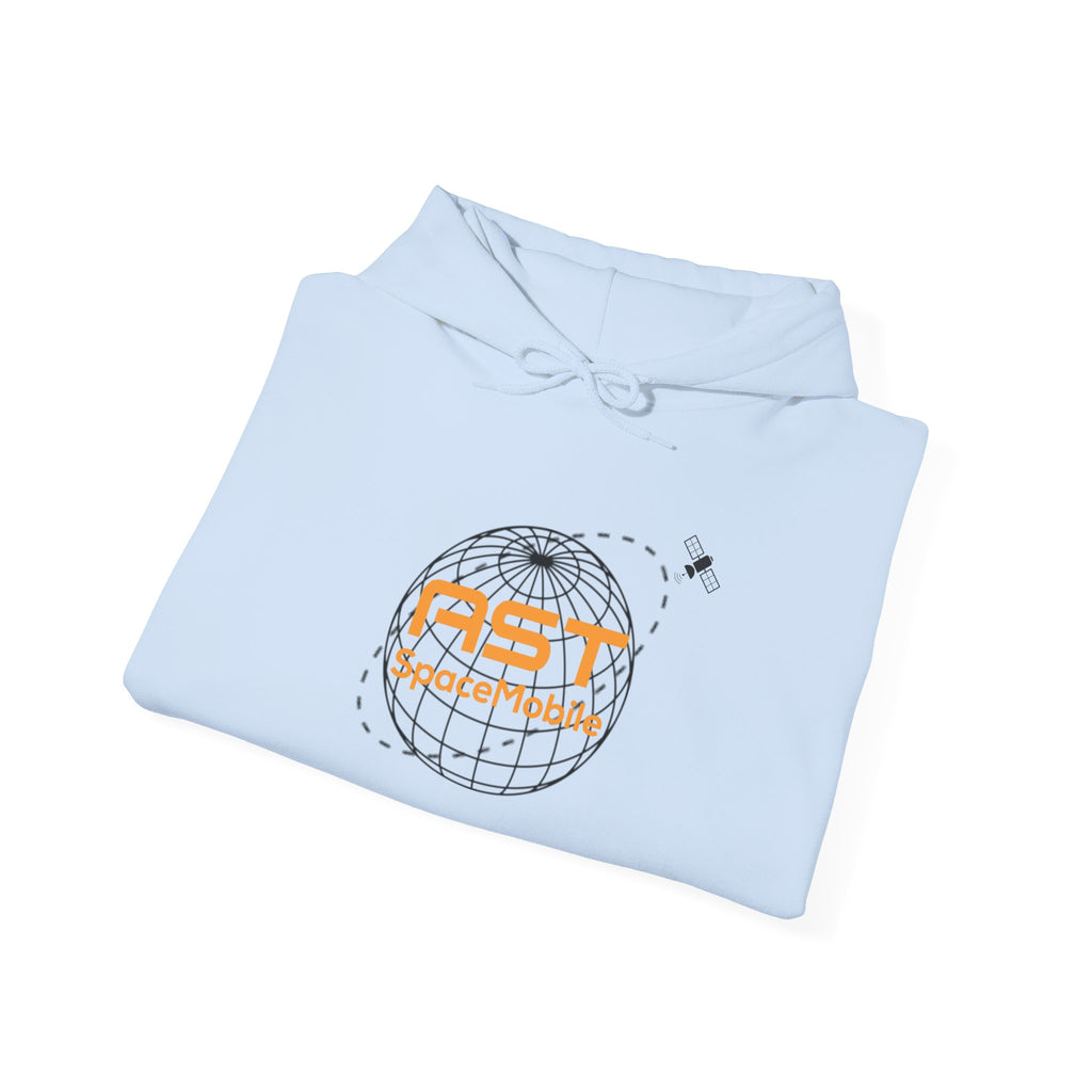 Globe Grid Hoodie - 'AST' Retro Orange Tech Logo