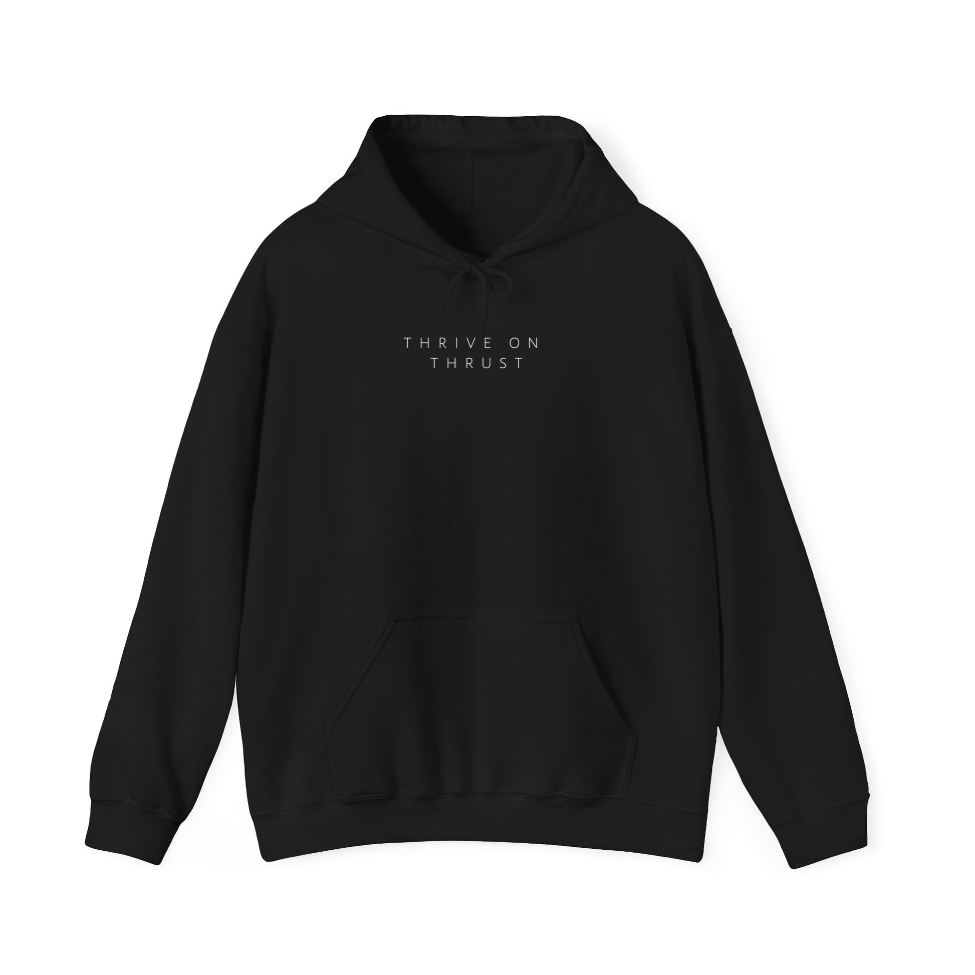 Thrive on Thrust. aviation. gifts for pilots. pilots. planes. gift aviation. graphic hoodie