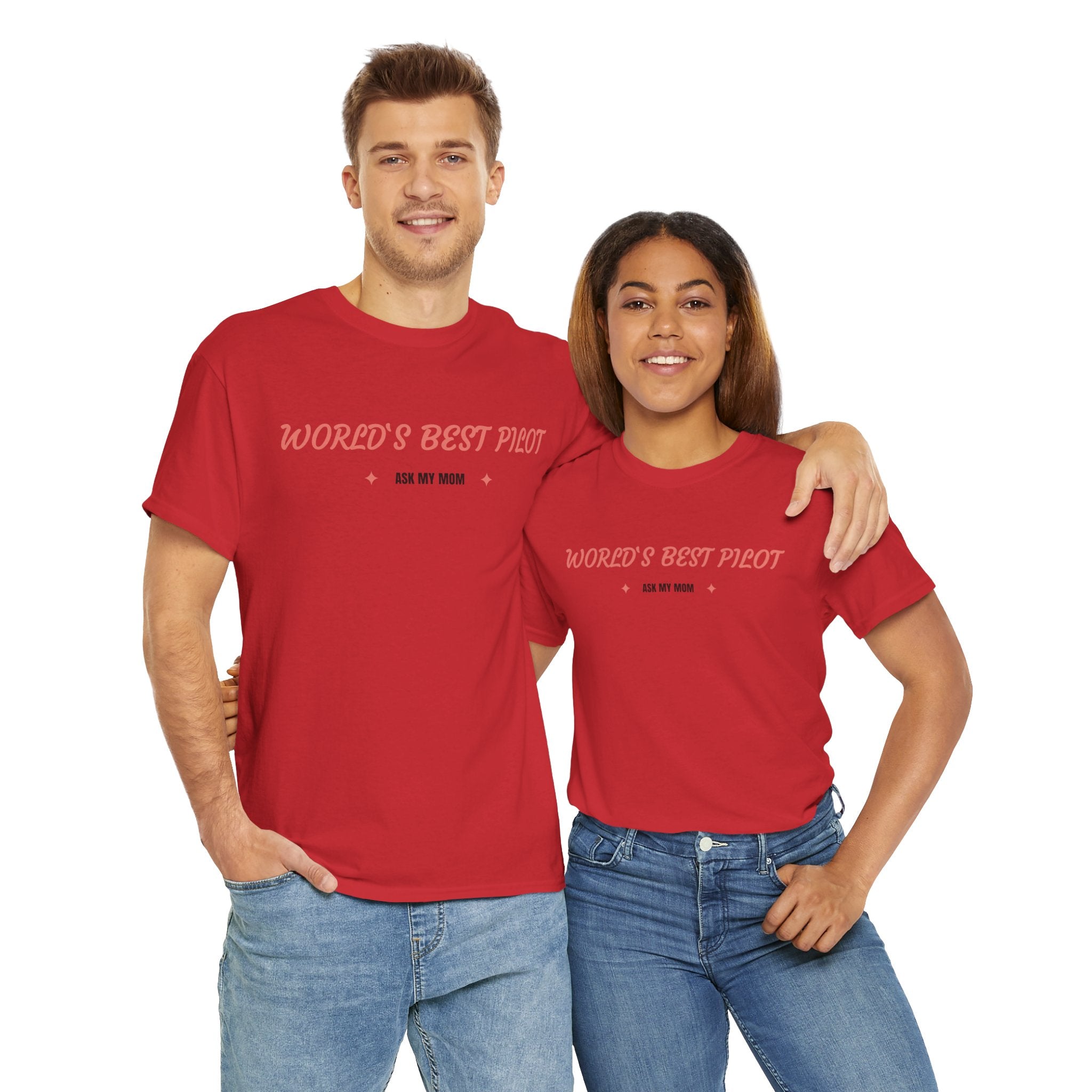 Worlds best Pilot. ask my mom. t-shirt. aviation. mothers. pilots. travel. graphic tee.