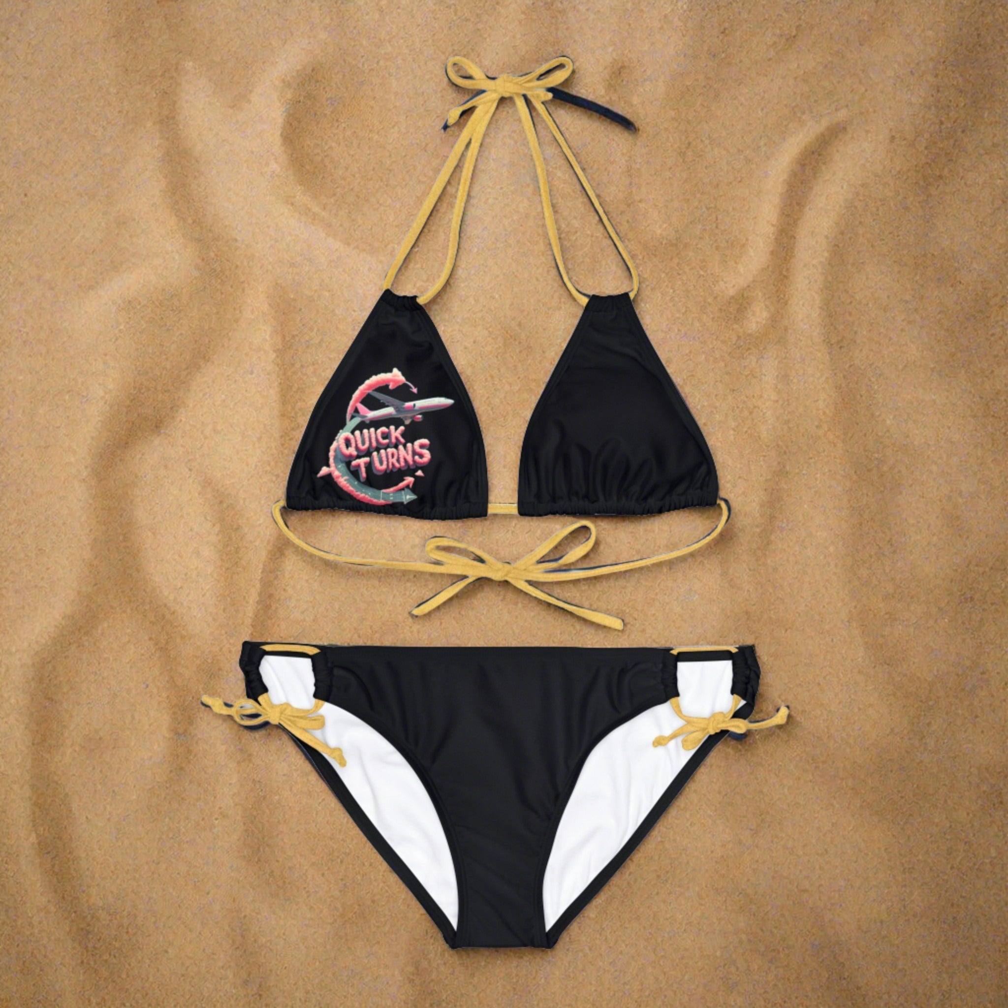 Quick Turns Strappy Bikini Set