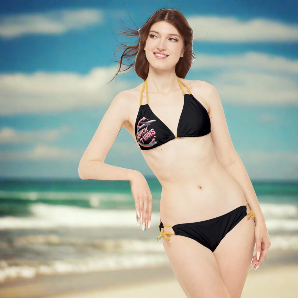 Quick Turns Strappy Bikini Set