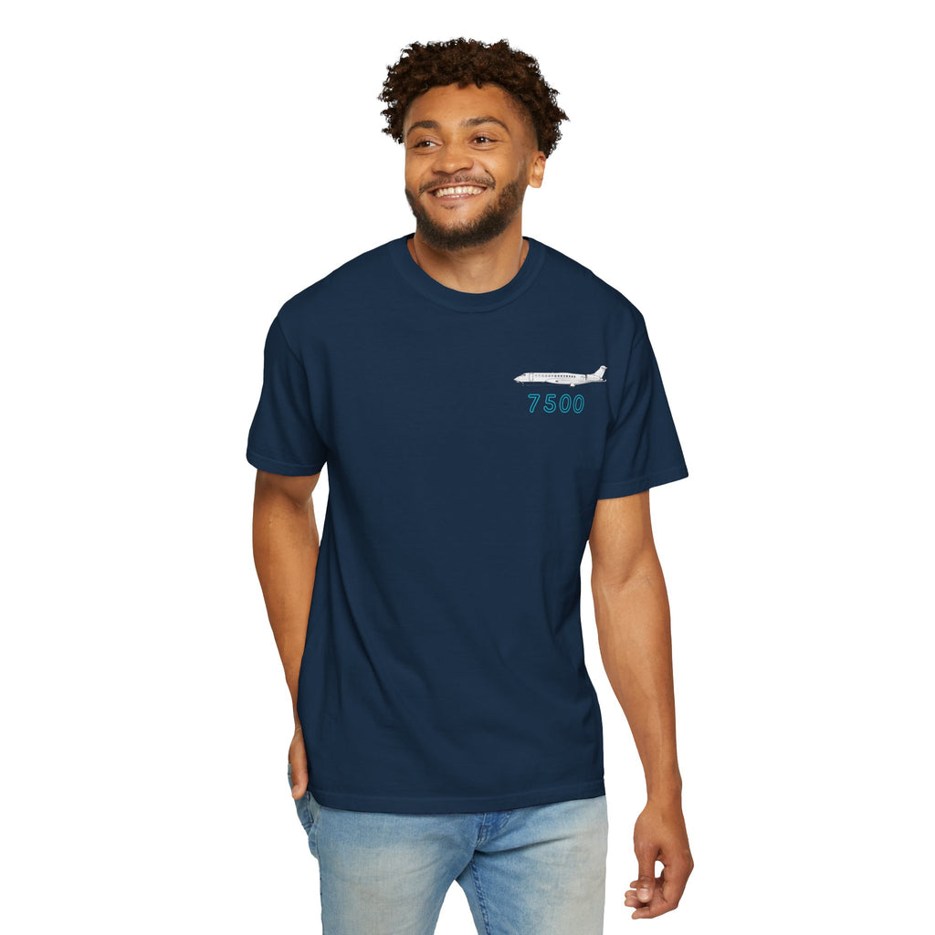 Global 7500 T-shirt. aviation. gift. pilot. jets. mens gifts. gifts for her
